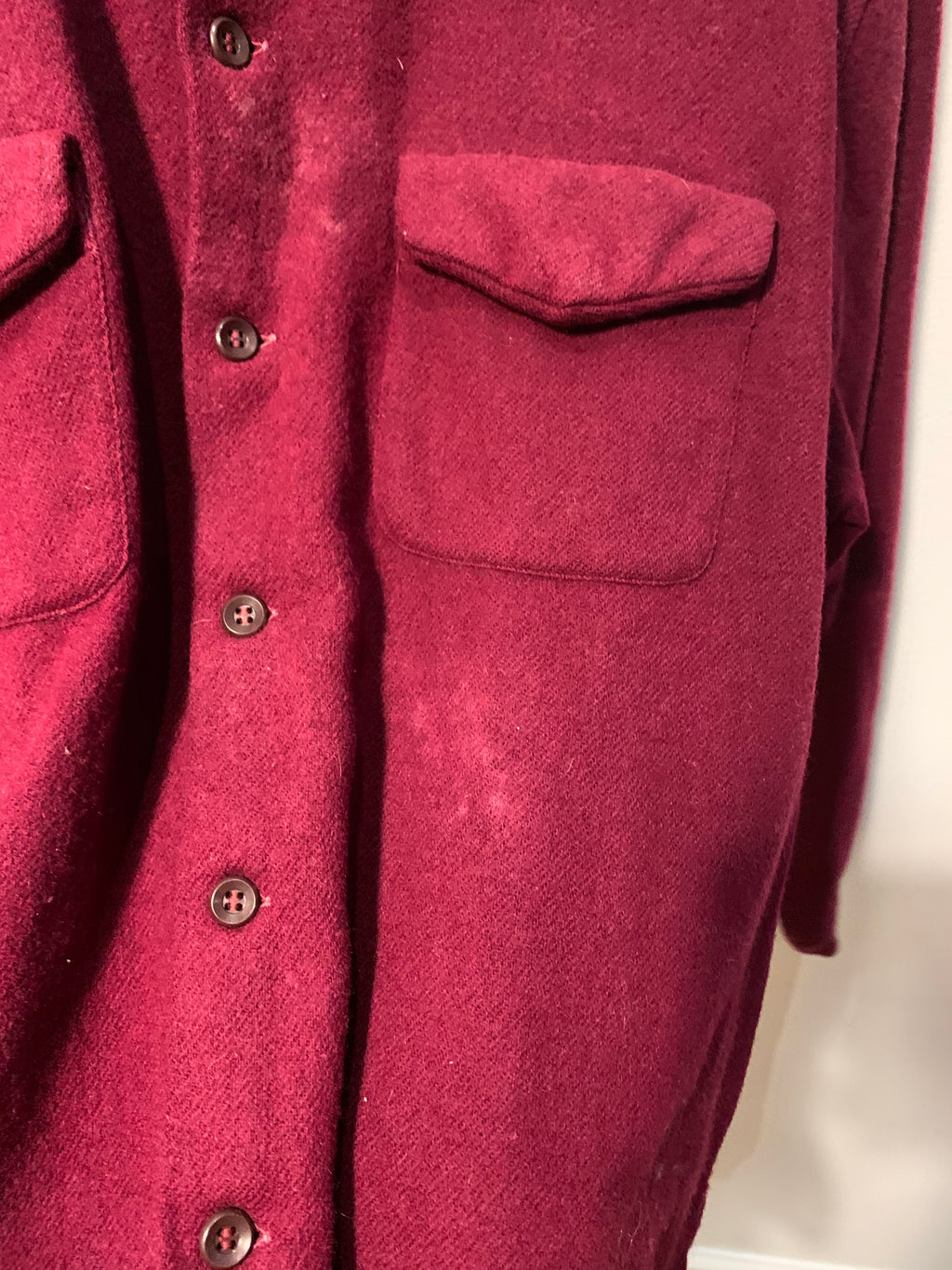 60’s Wool Button Up Shirt