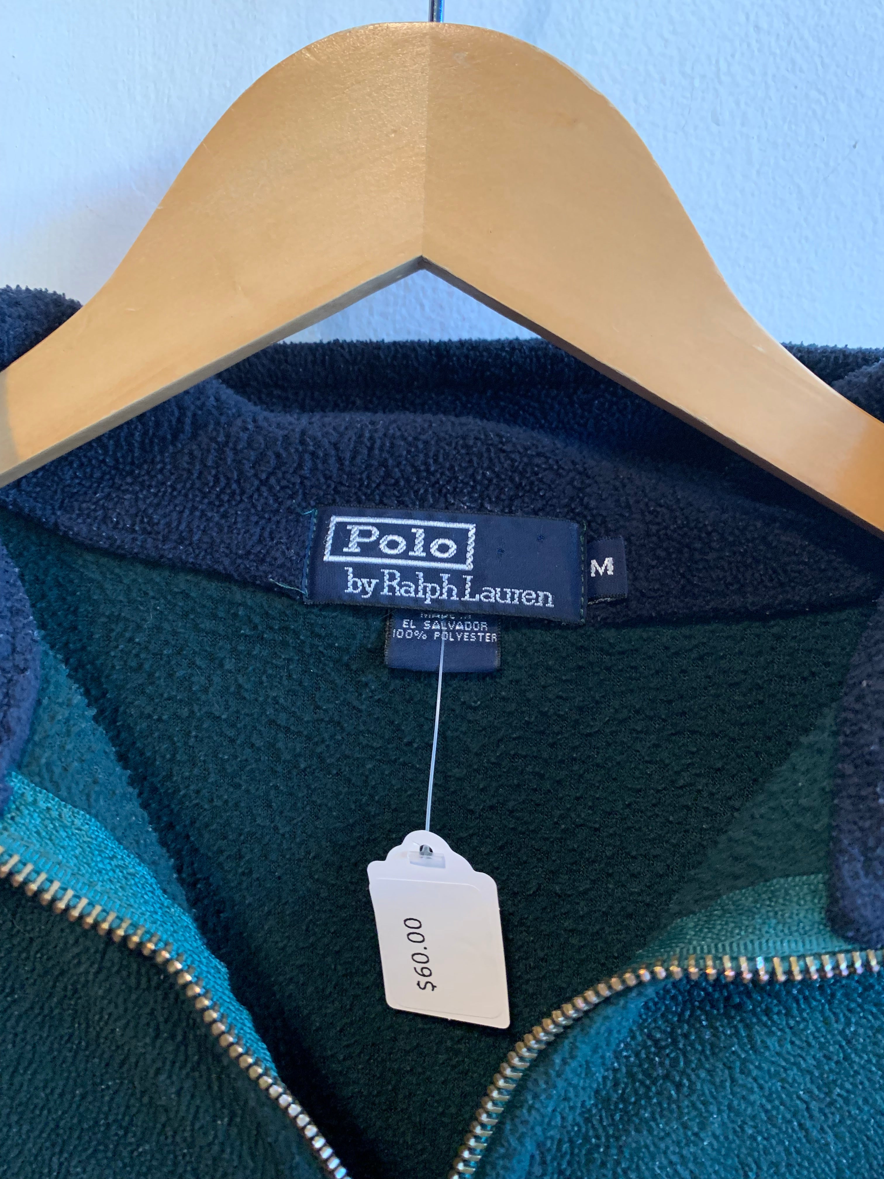 Vintage Polo Quarter Zip Fleece