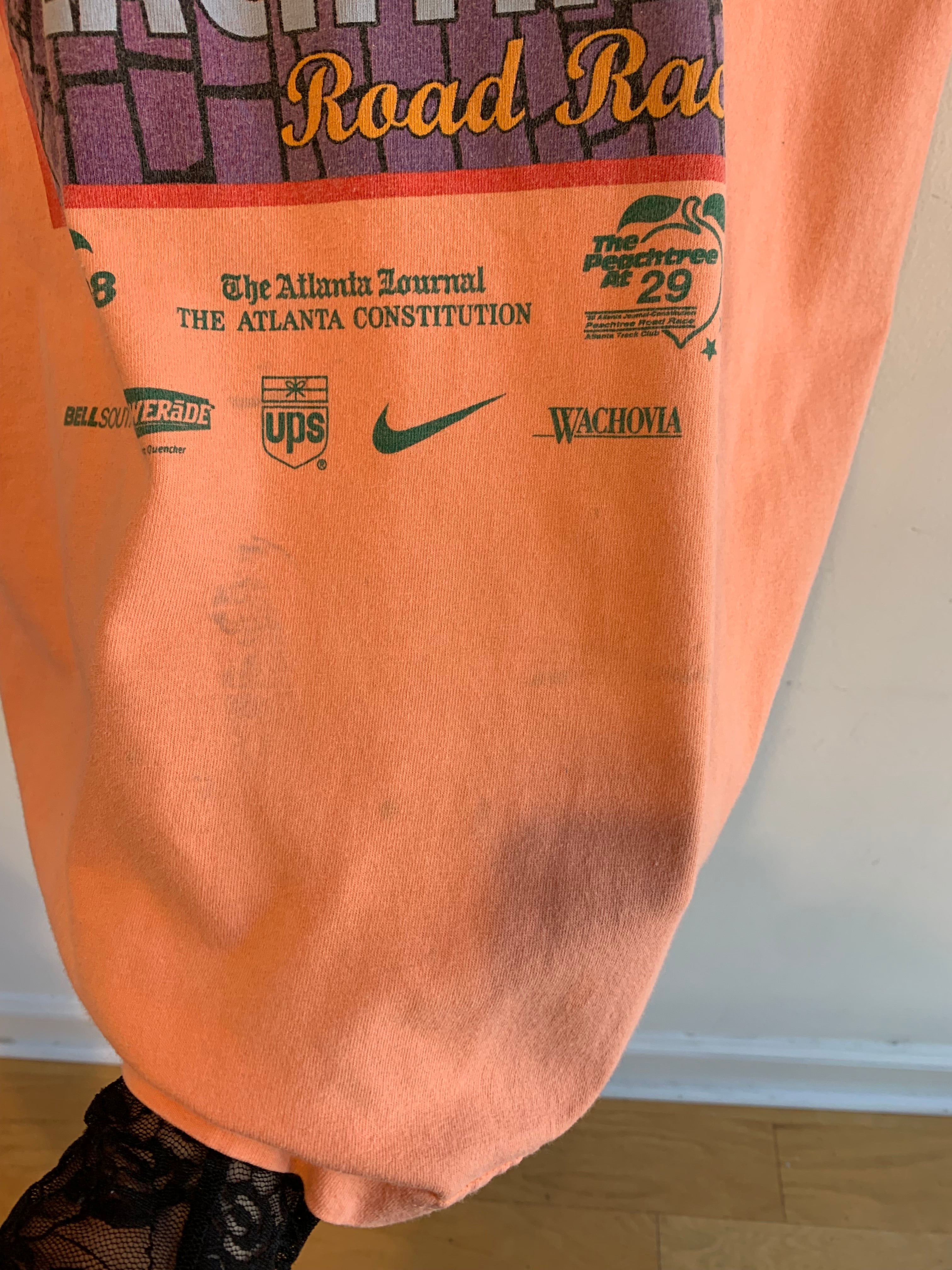 Vintage Atlanta Track Club Peachtree Road Race T-Shirt