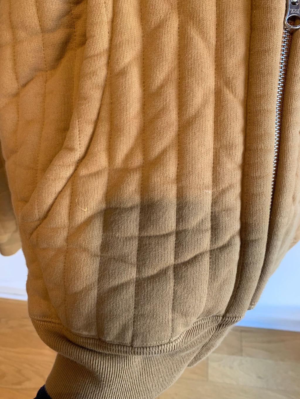 Stussy Workwear Quilted Zip Up Hoodie