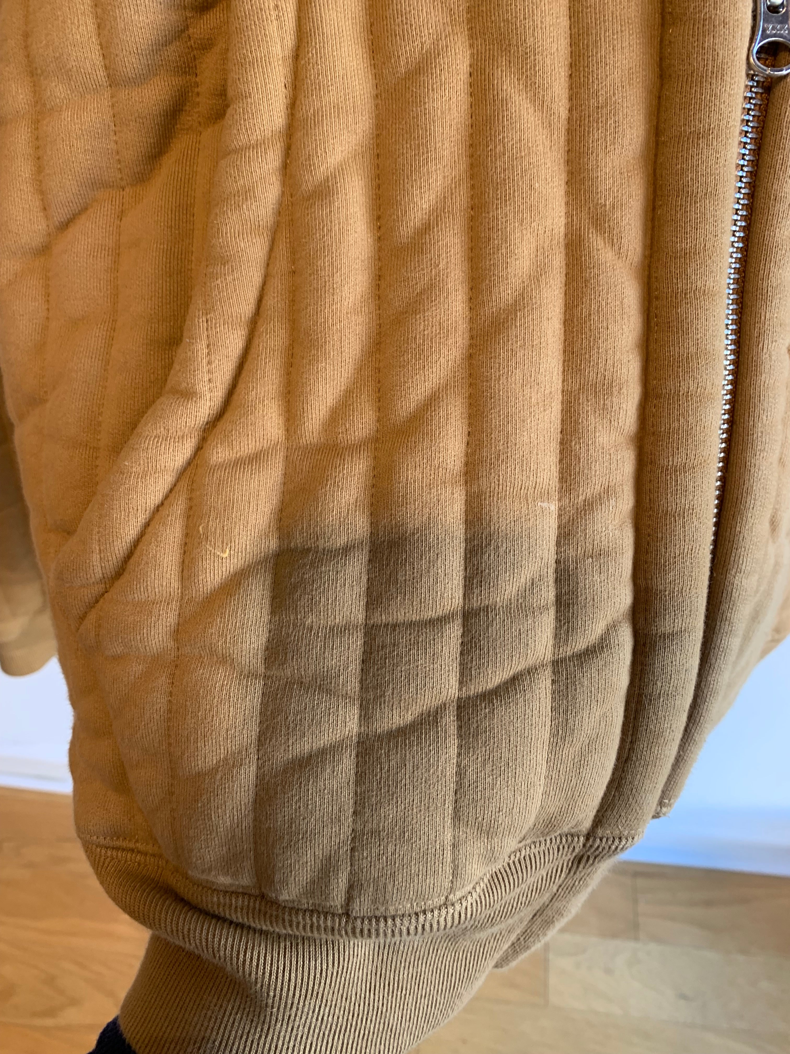 Stussy Workwear Quilted Zip Up Hoodie