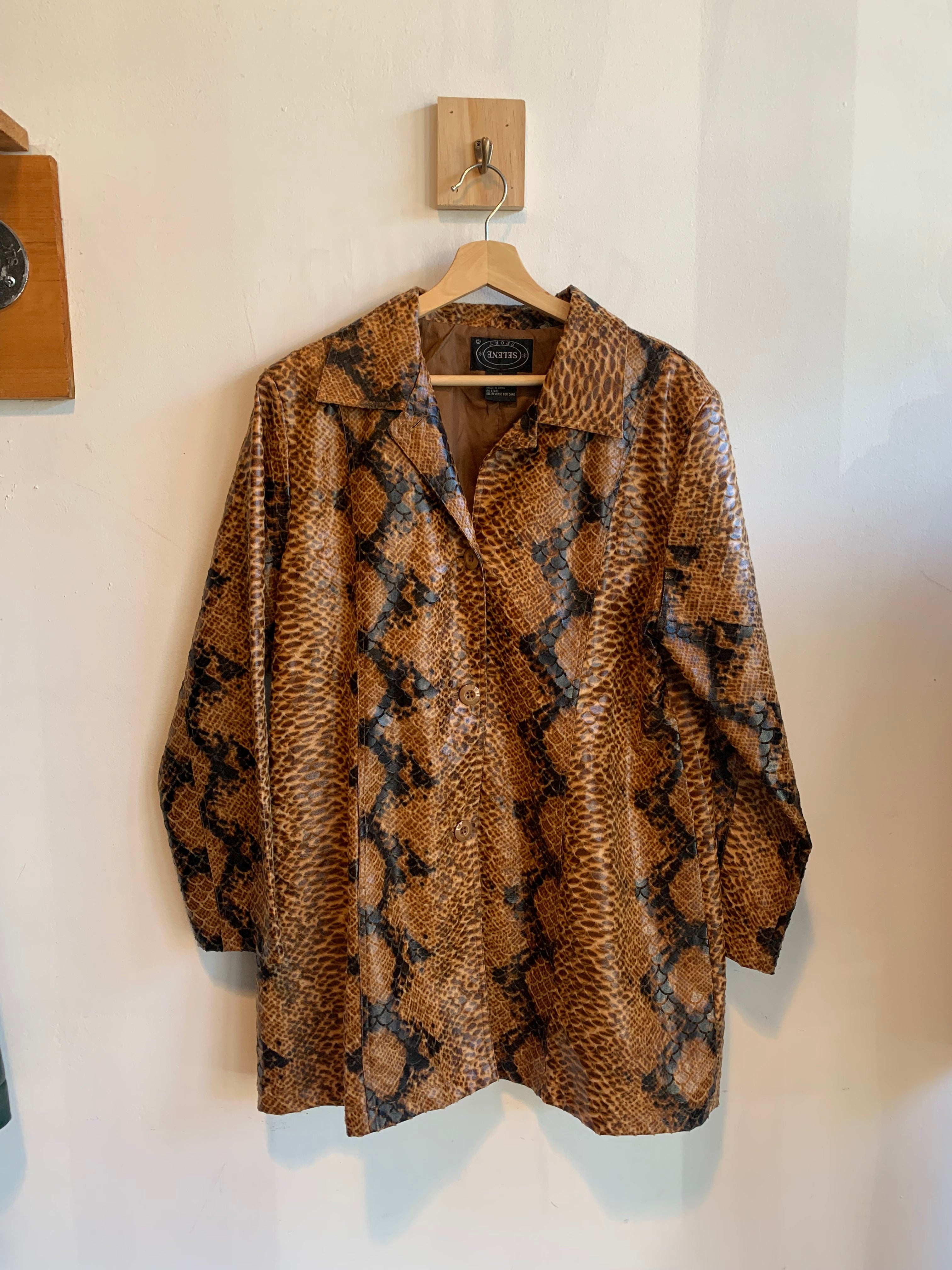 Vintage Selene Sport Snakeskin Jacket