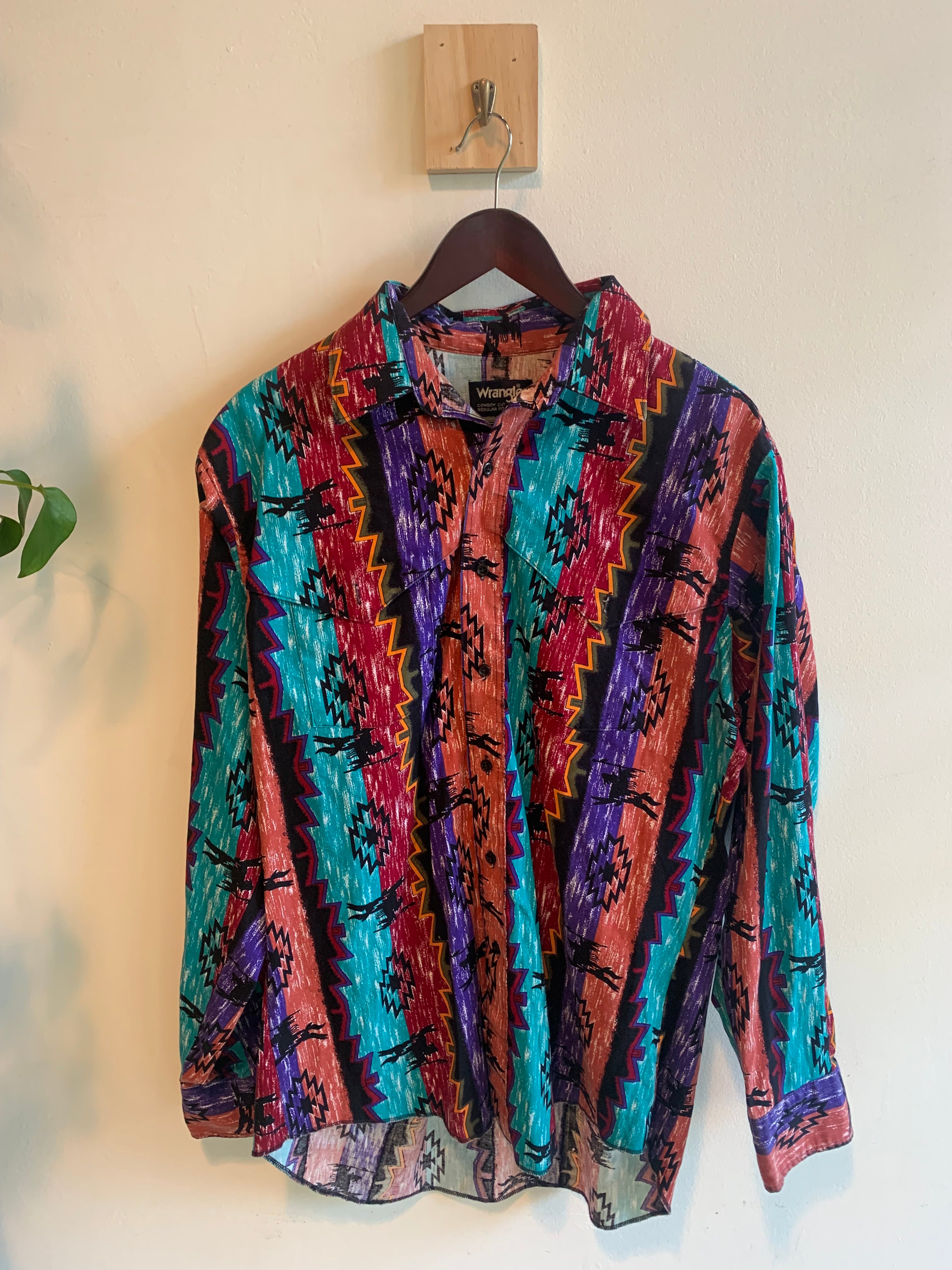 Vintage Wrangler Button Up