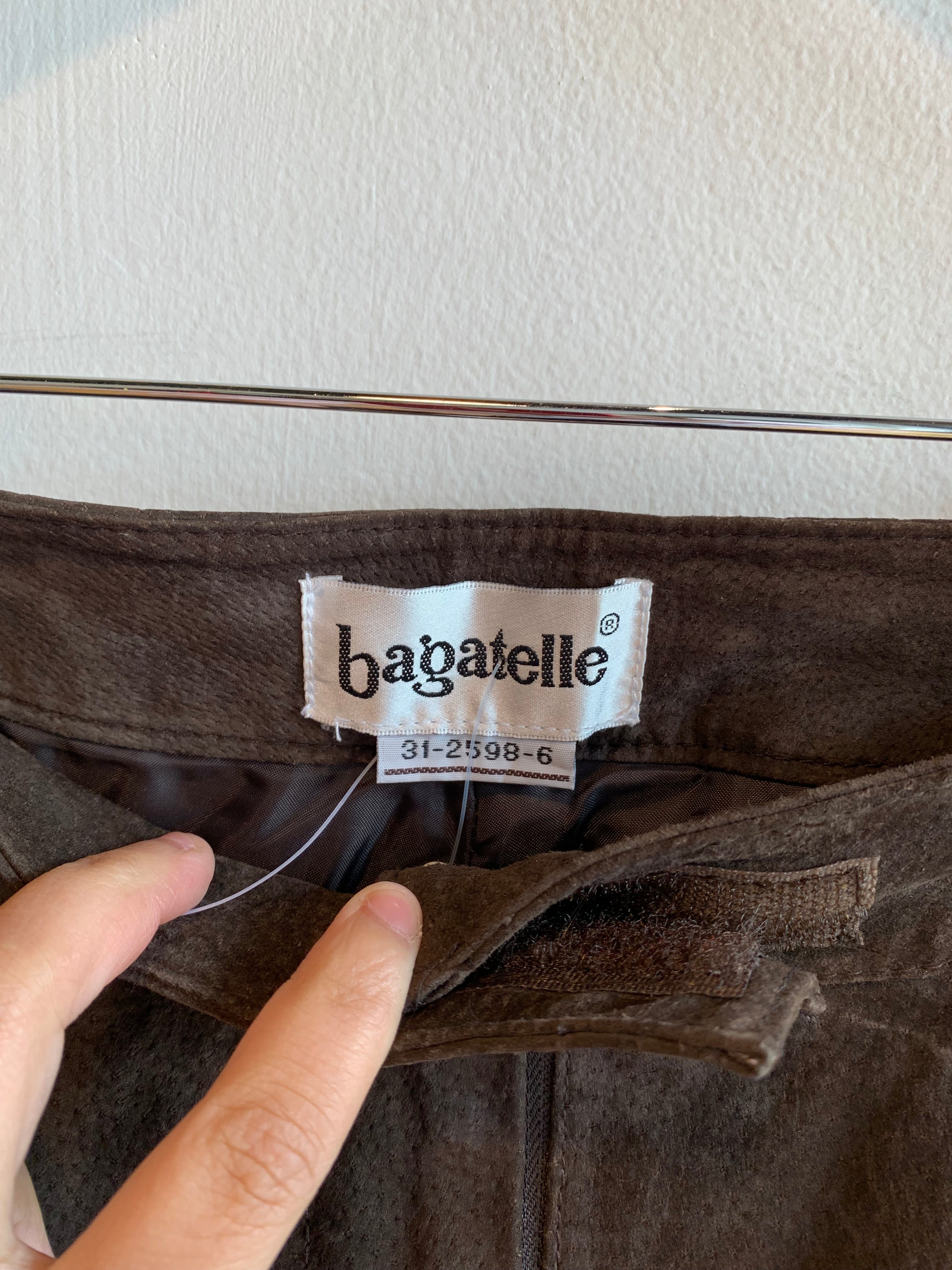 Vintage Bagatelle Suede Pants