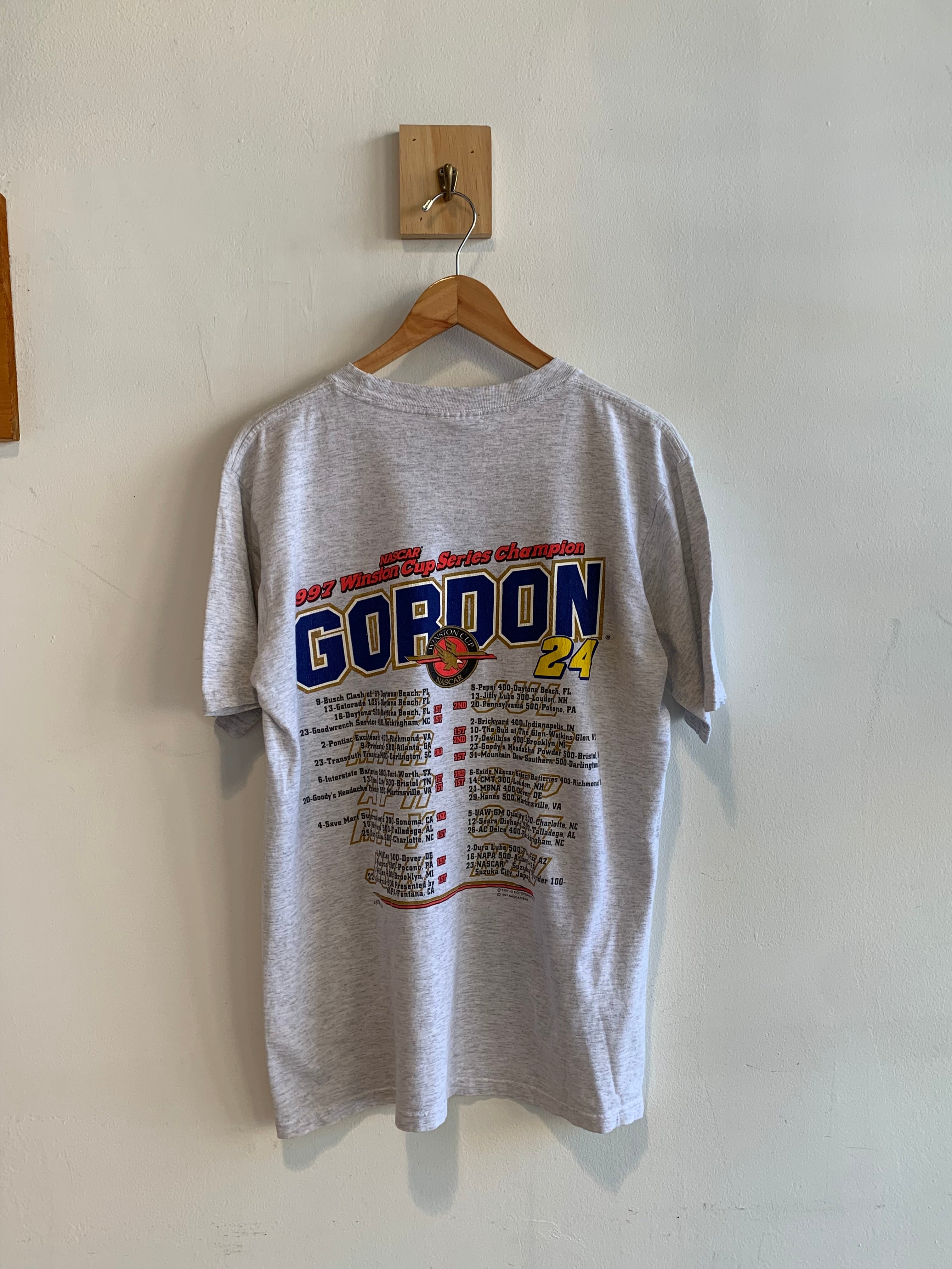 Vintage Jeff Gordon NASCAR Champion T-Shirt