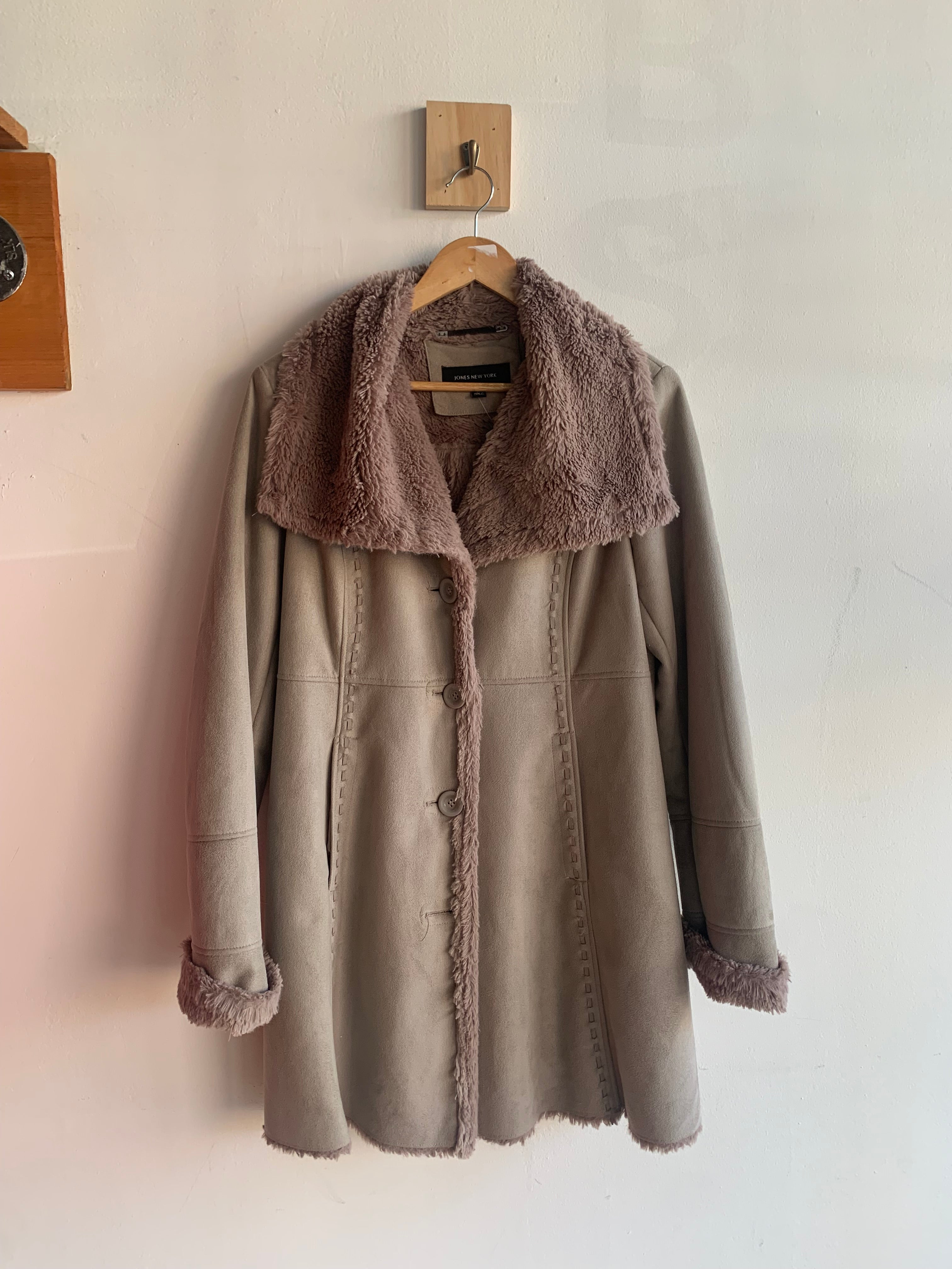 Jones New York Faux Suede Coat