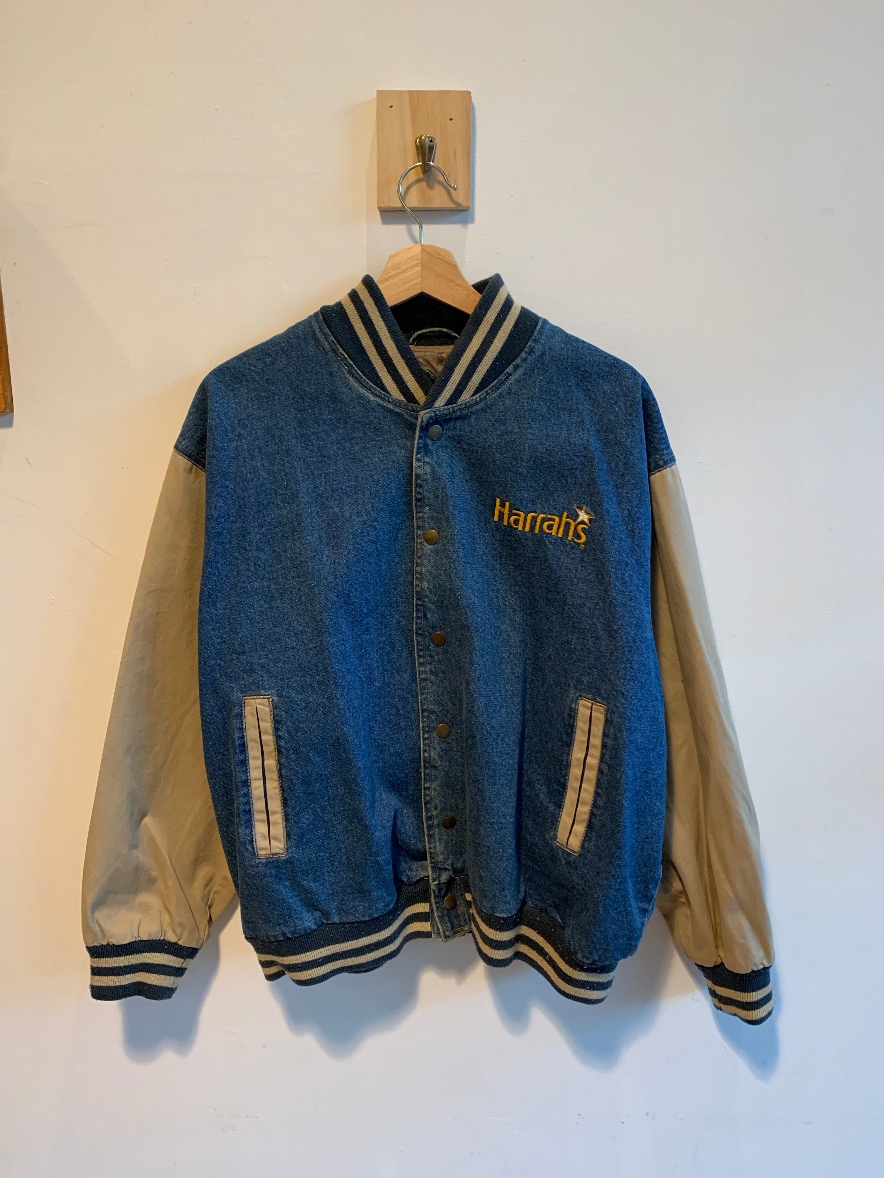 Vintage Harrah’s Denim and Khaki Jacket