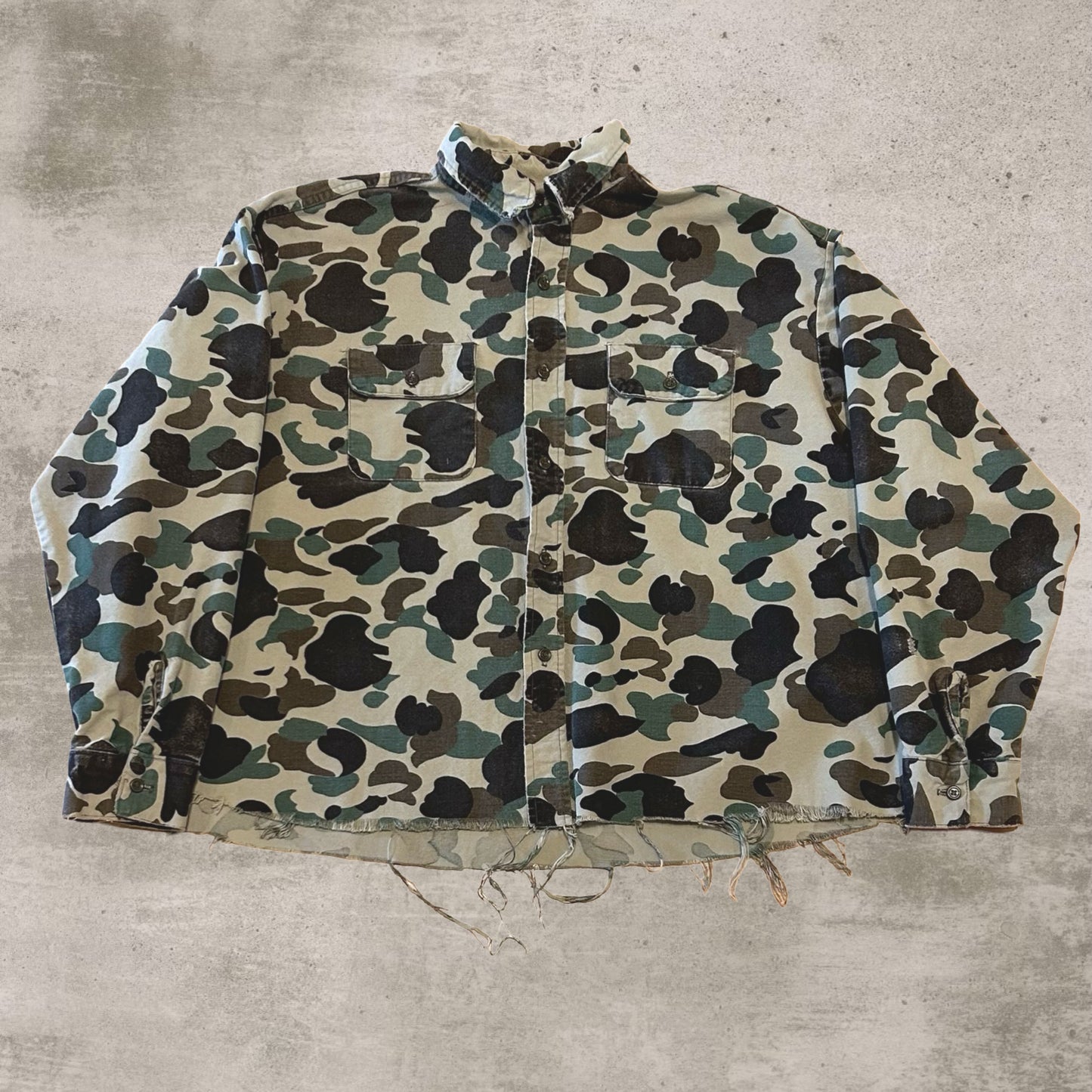 FiveBrother Camo Button Up