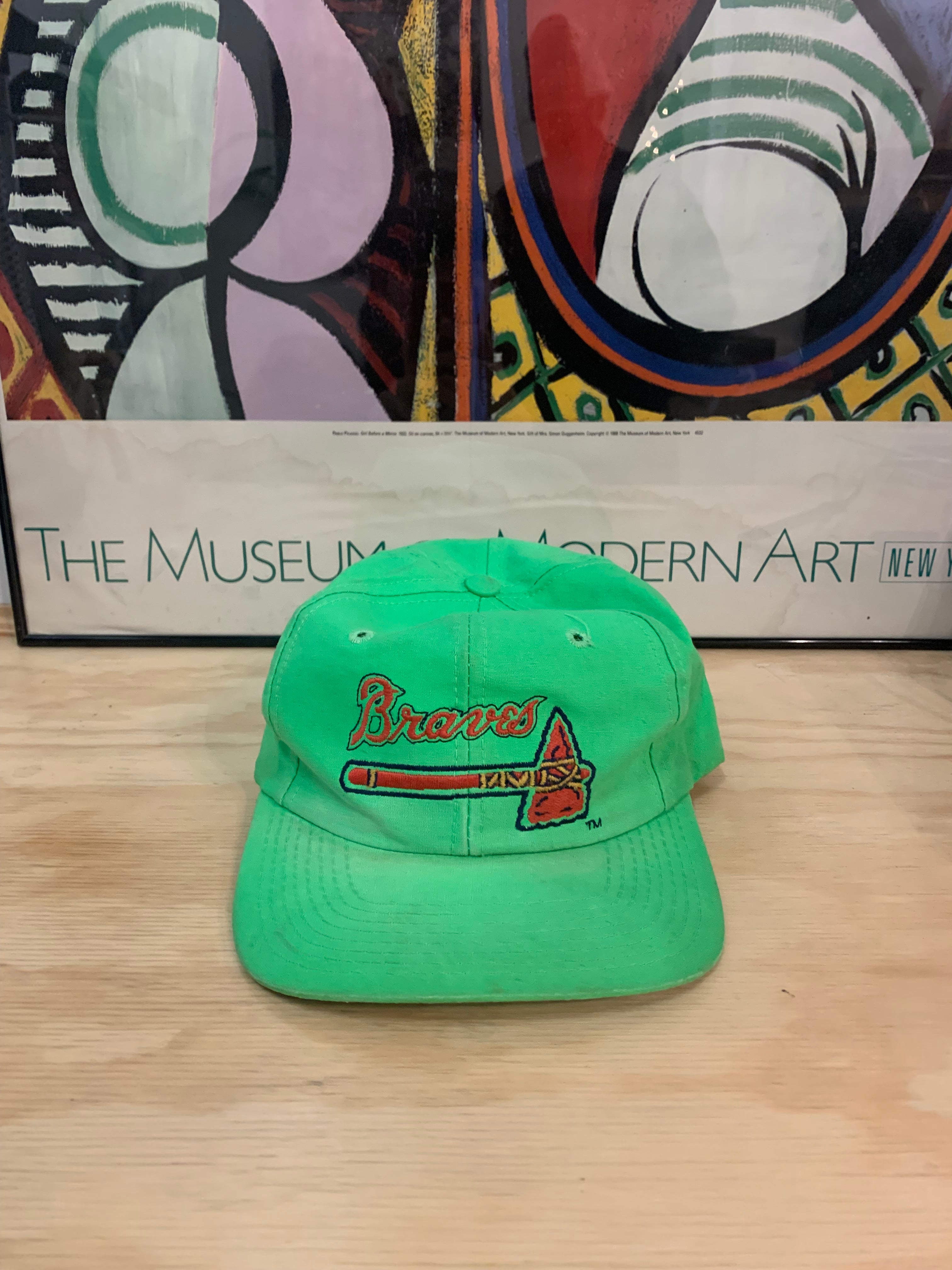 Vintage Braves Green Snapback