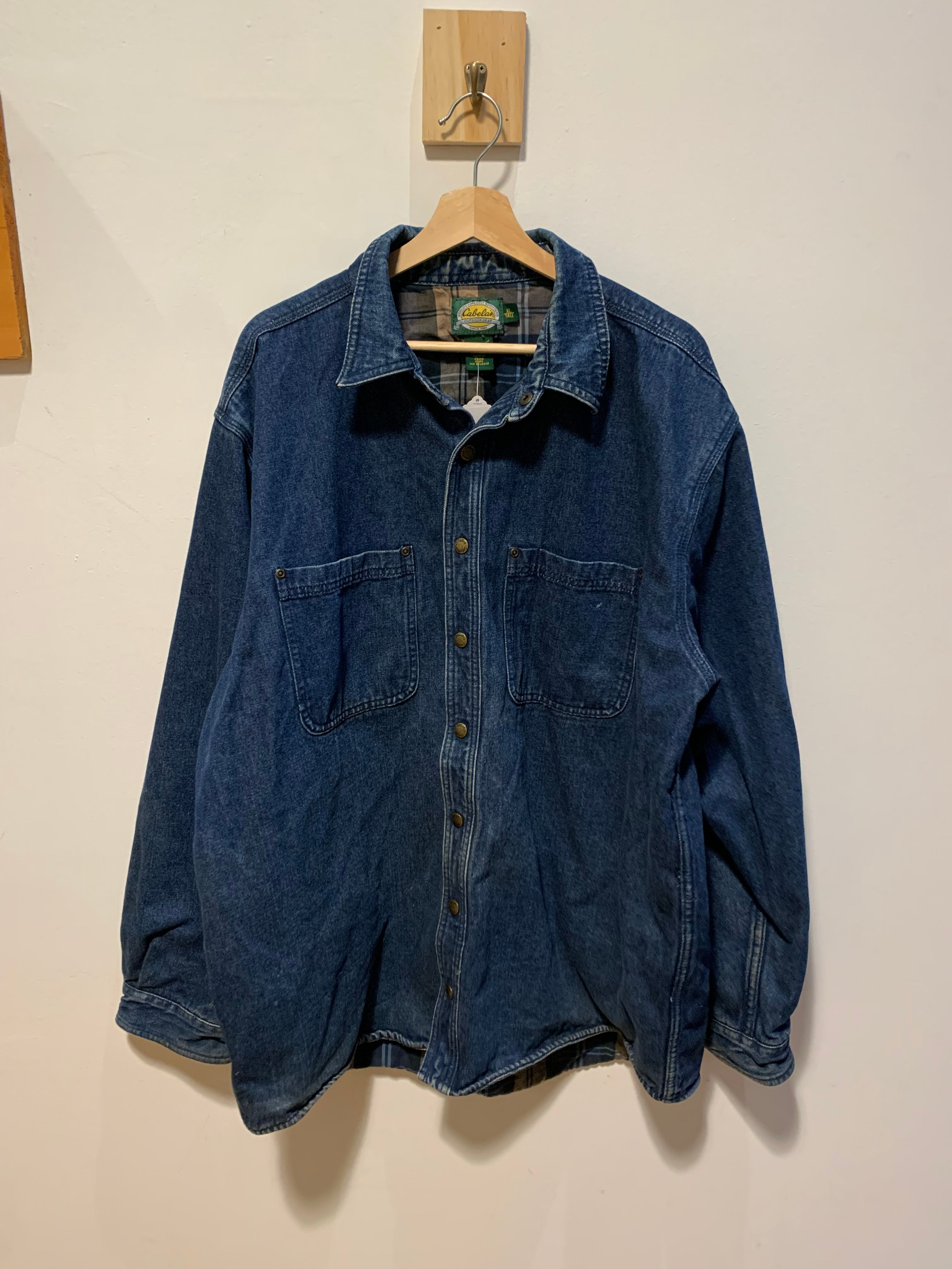 Vintage Cabelas Denim Button Up
