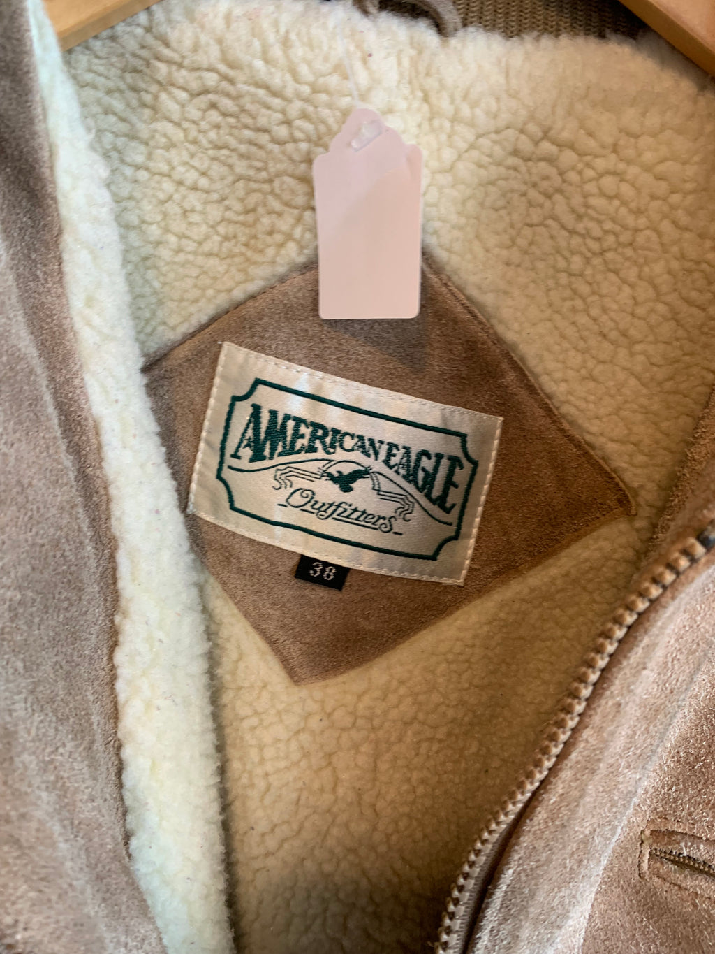 Vintage Suede American Eagle Jacket