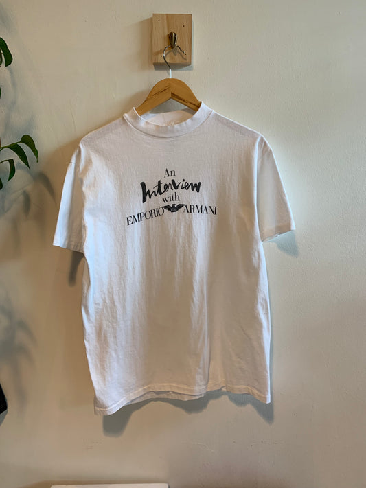 Vintage “Interview With Armani” Tee