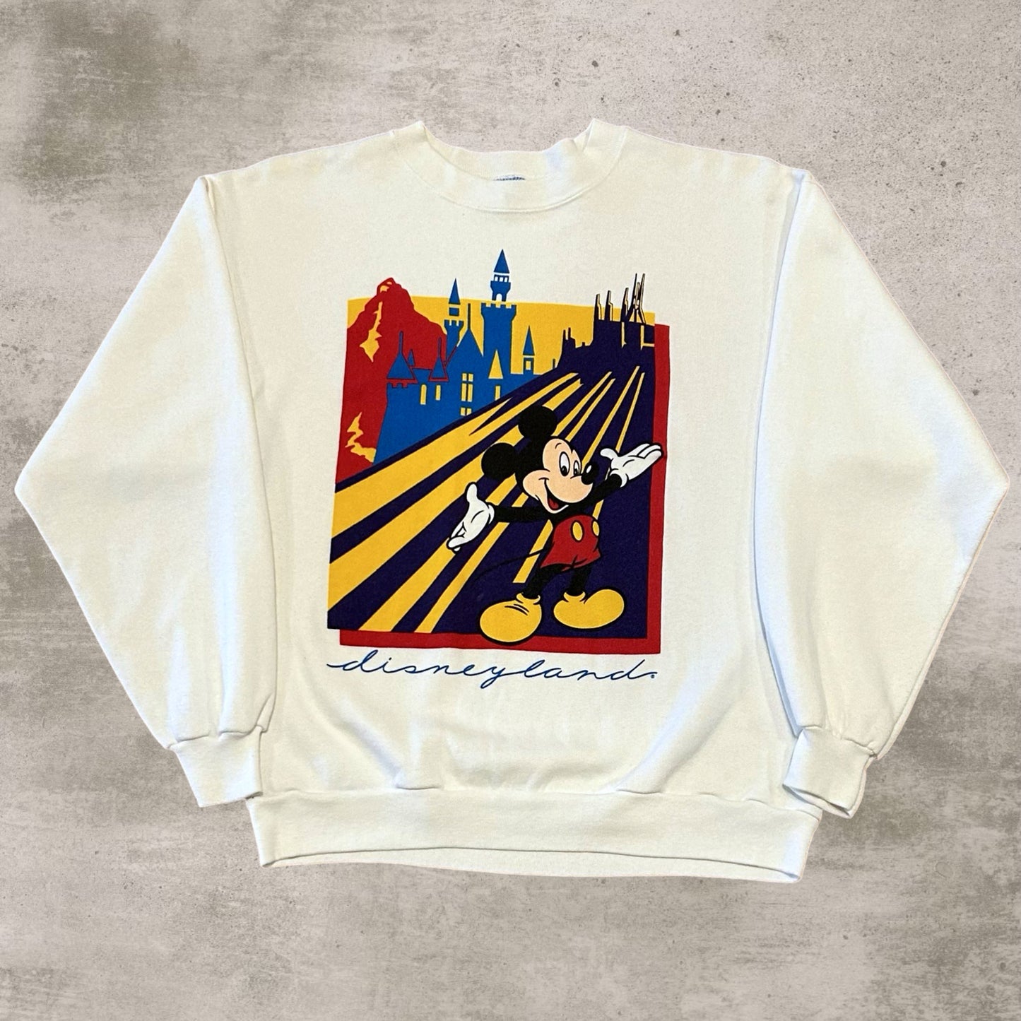 Mickey Mouse In Disney Land Crewneck