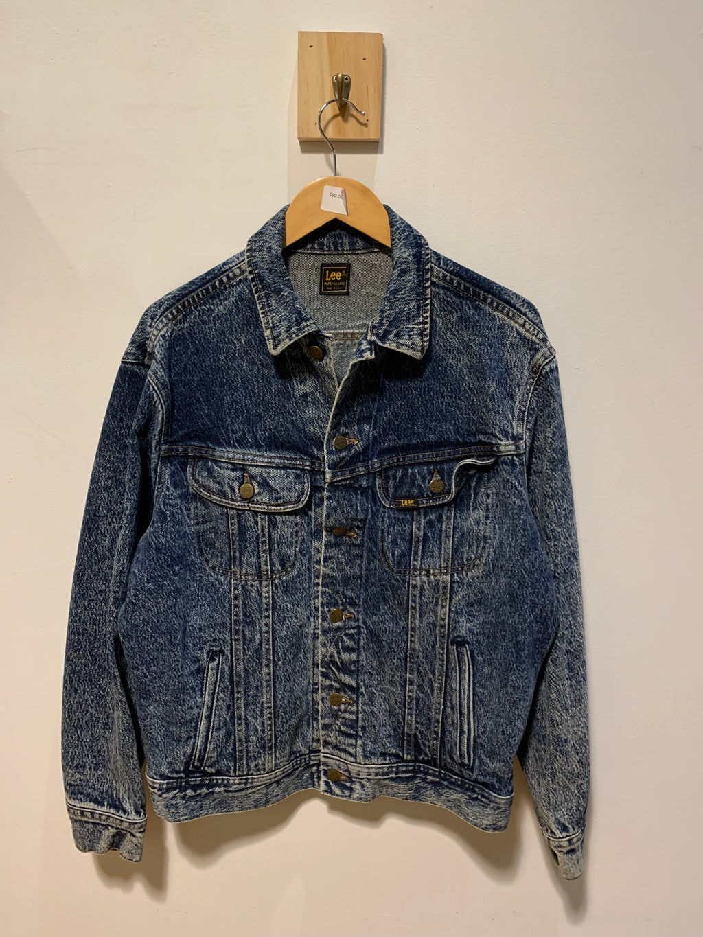 Vintage Lee Acid Wash Denim Jacket