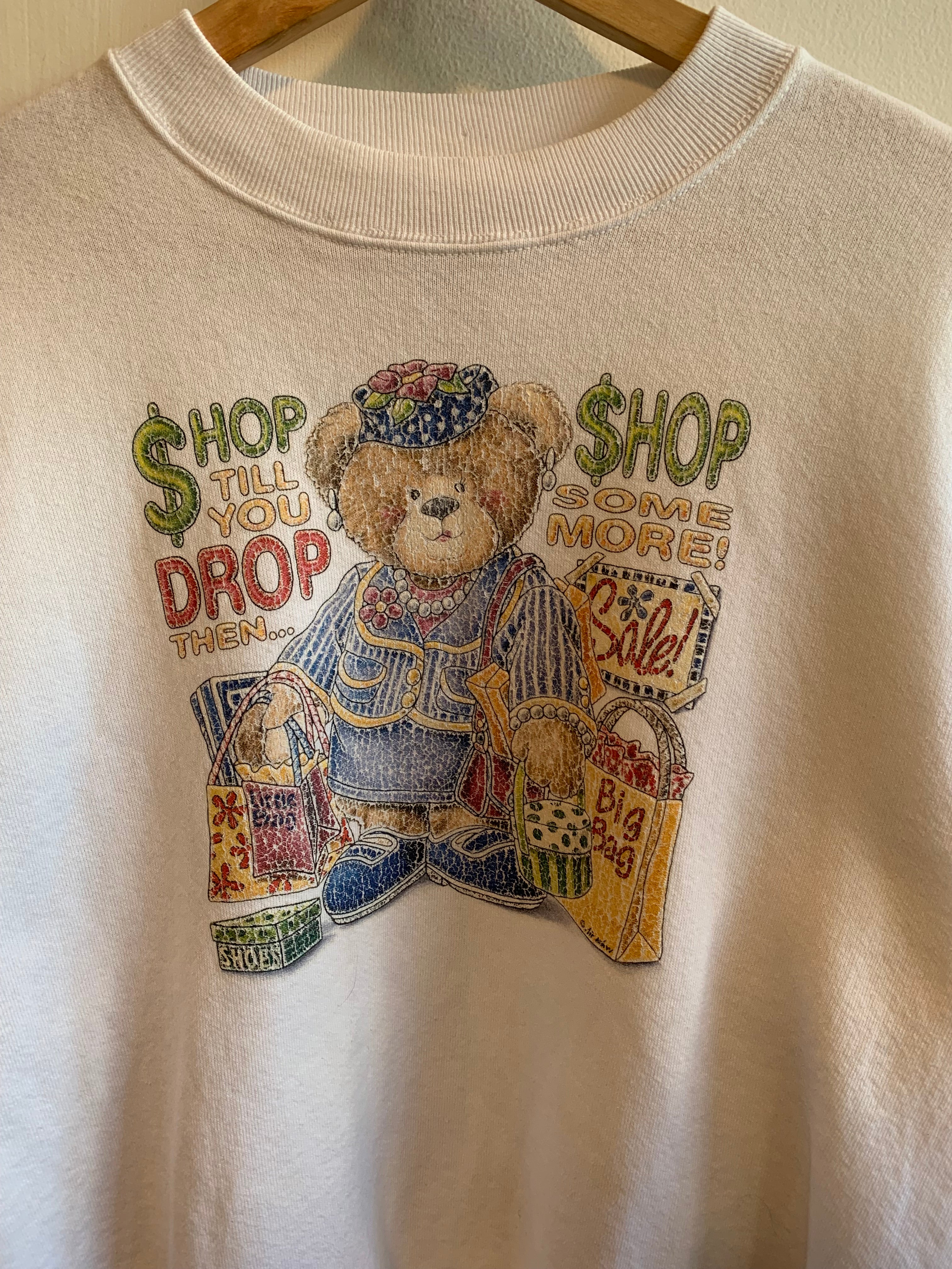 Vintage “Shop til you drop’’ Sweatshirt