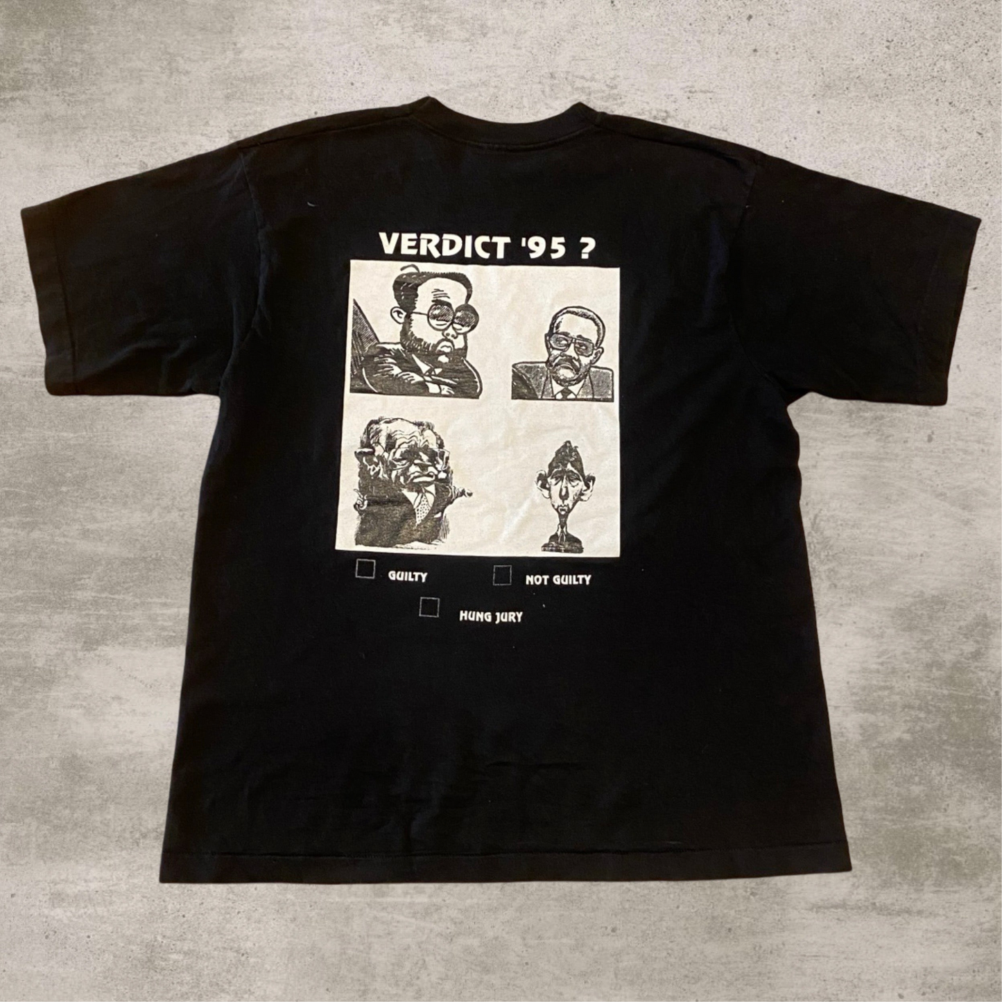 Vintage OJ Simpson Verdict Tee