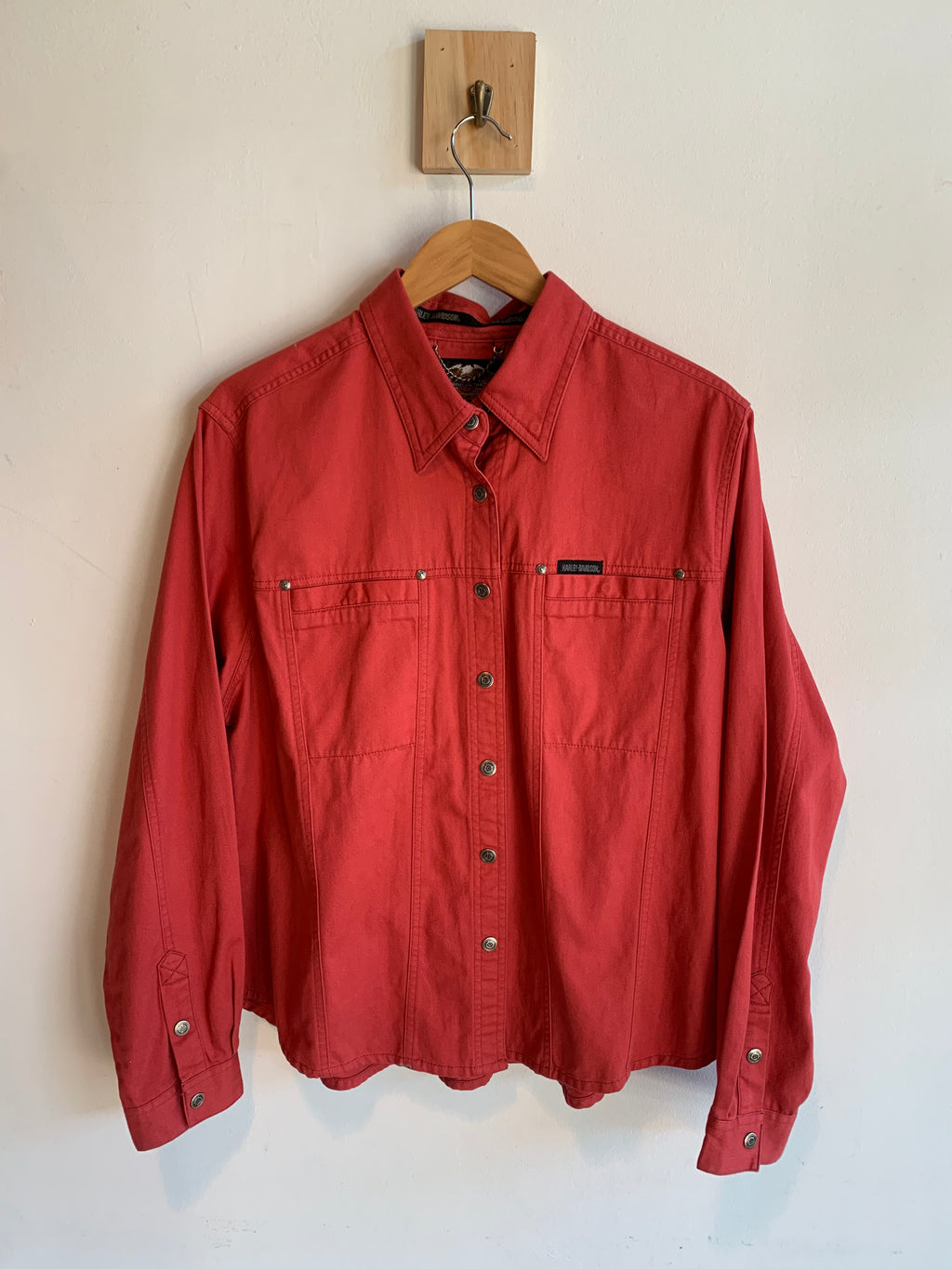 Harley Davidson Embroidery Button Up