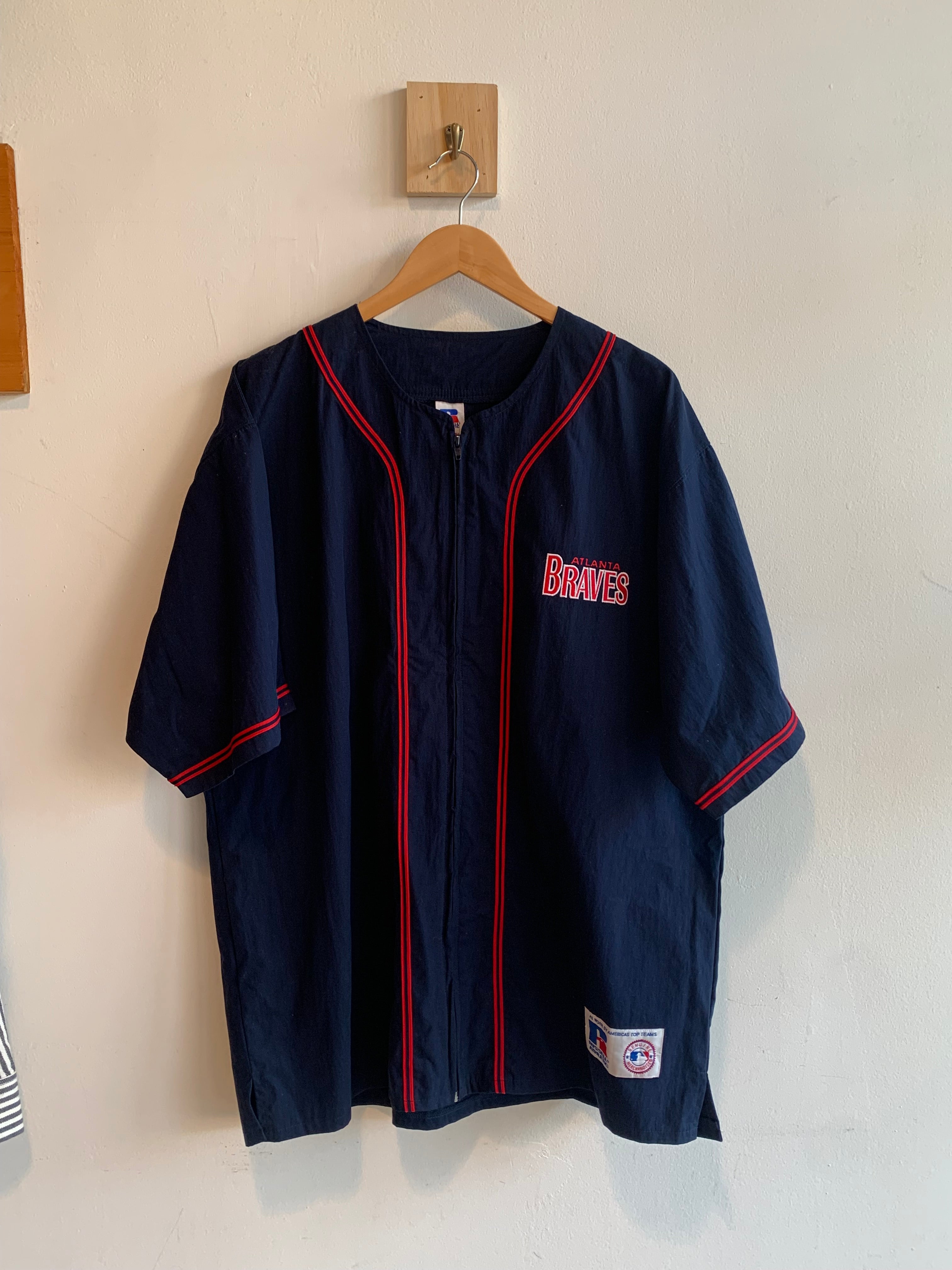 90’s Atlanta Braves Russell Jersey