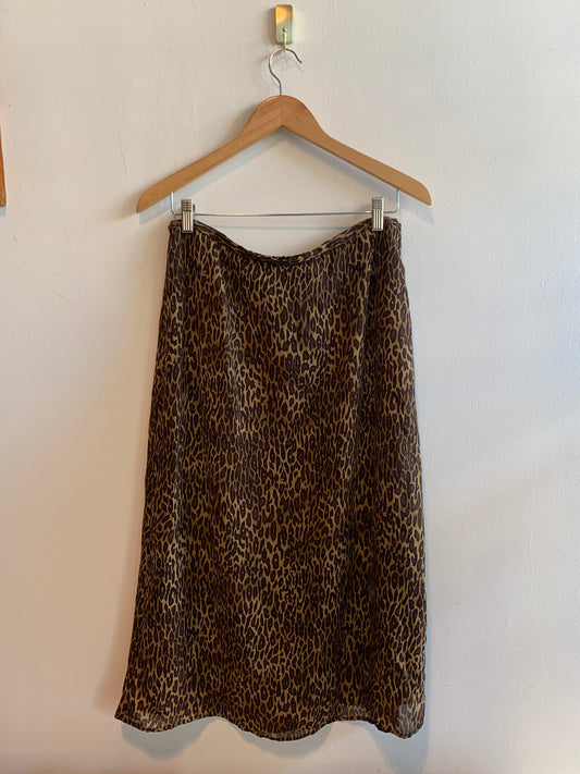 Leopard Print Skirt