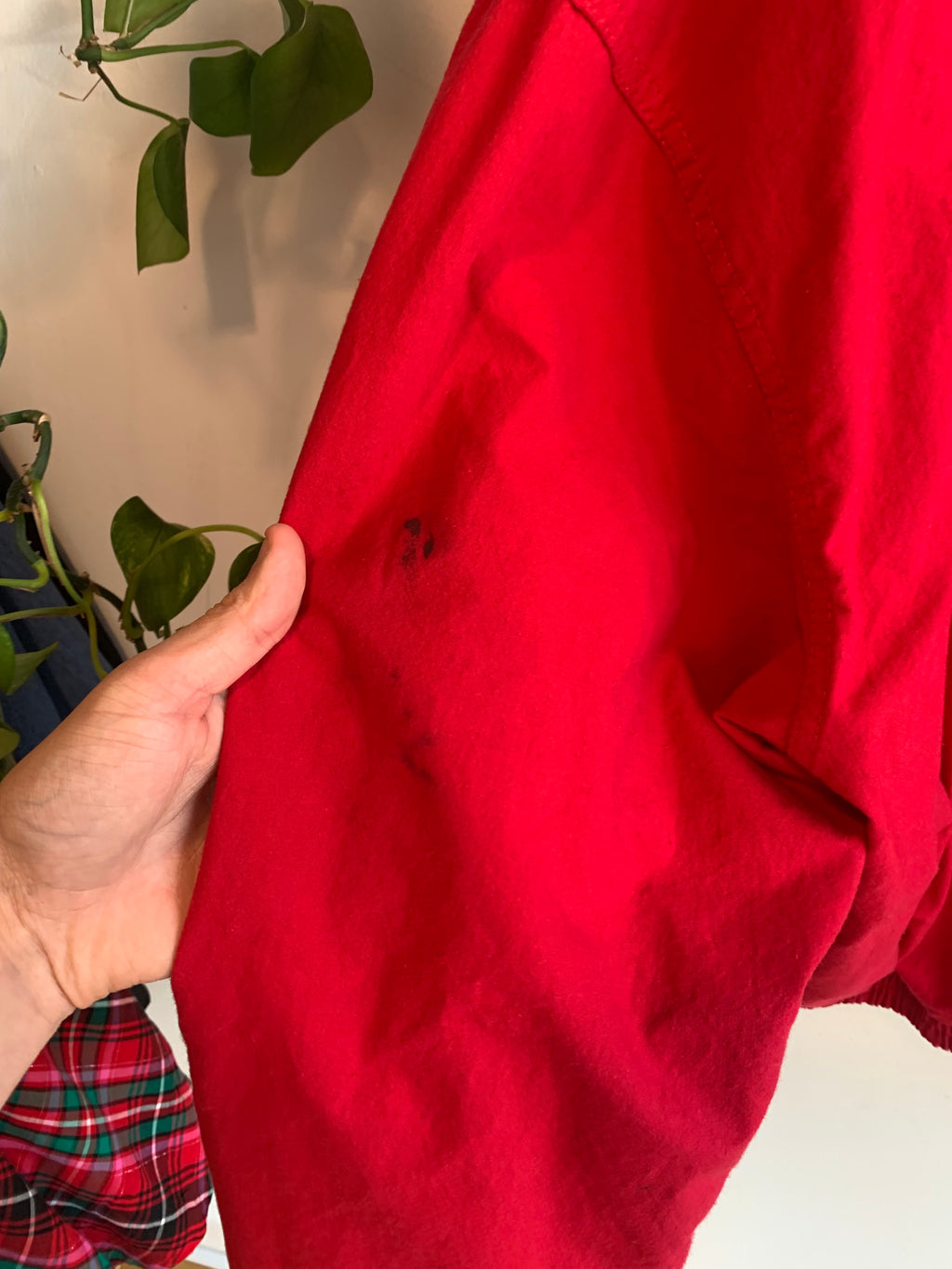 Vintage Cropped Red Swingster Jacket