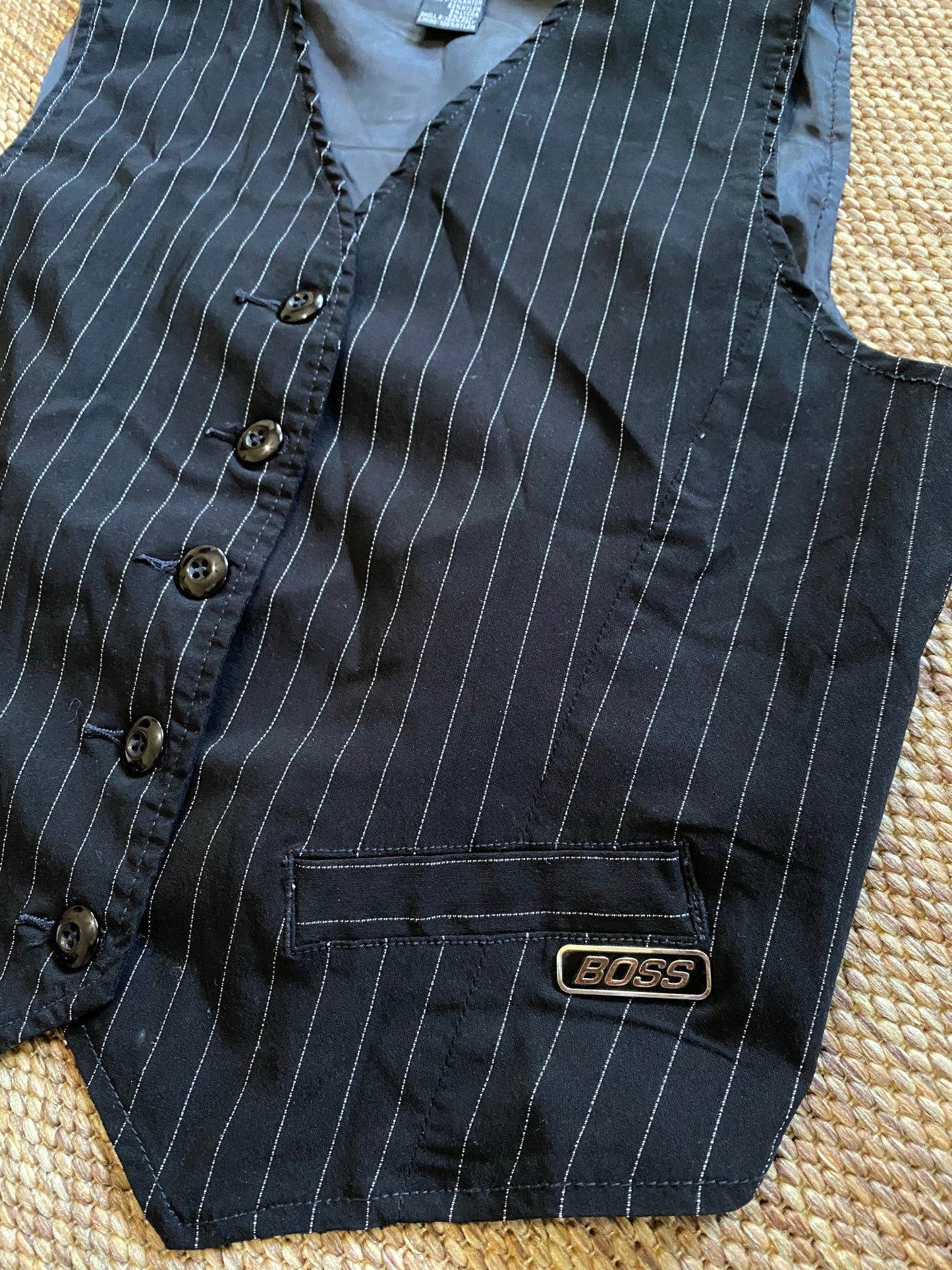 Vintage Boss Striped Vest