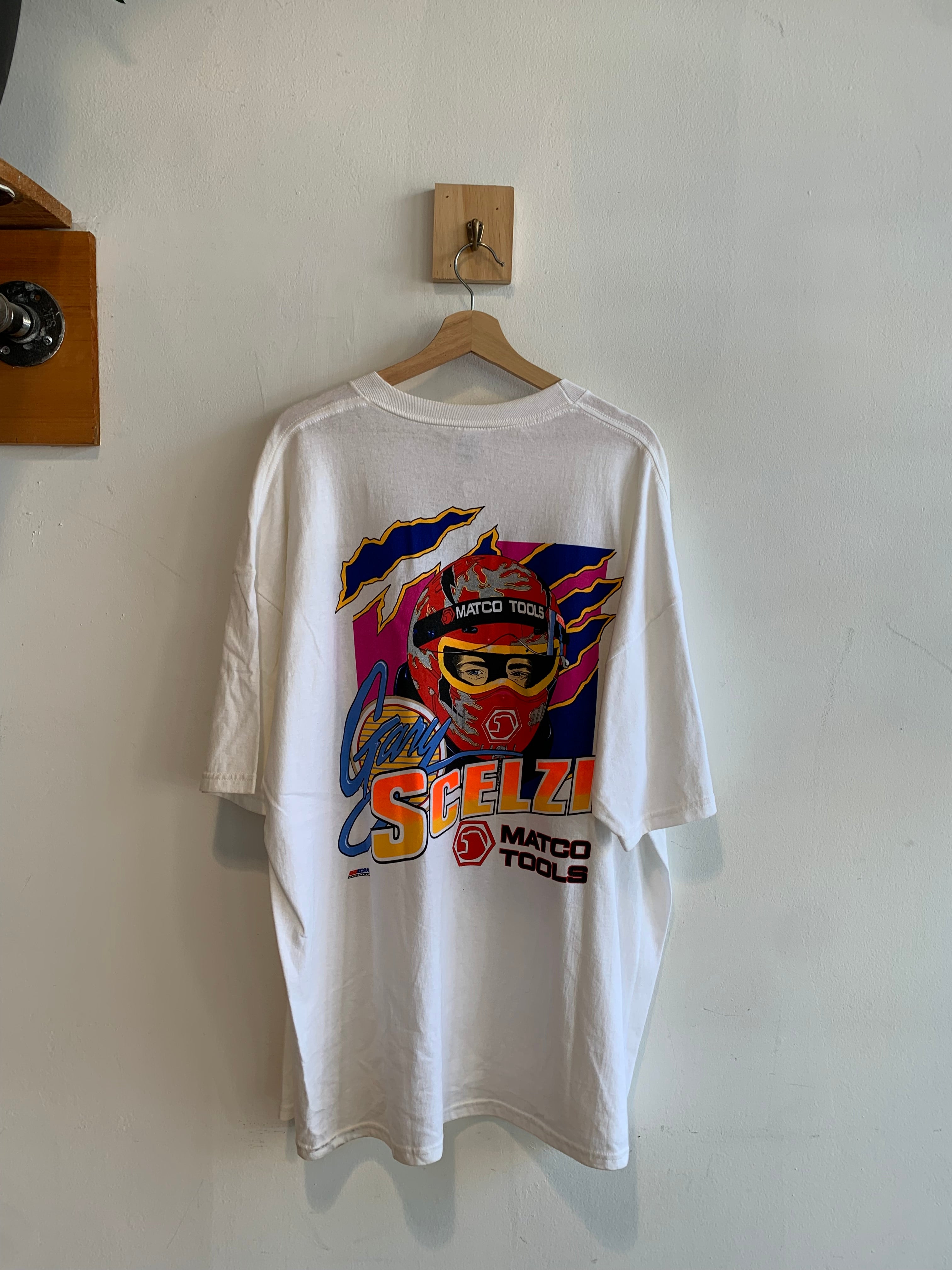 Vintage Gary Scelzi NHRA Fule Champion Tee