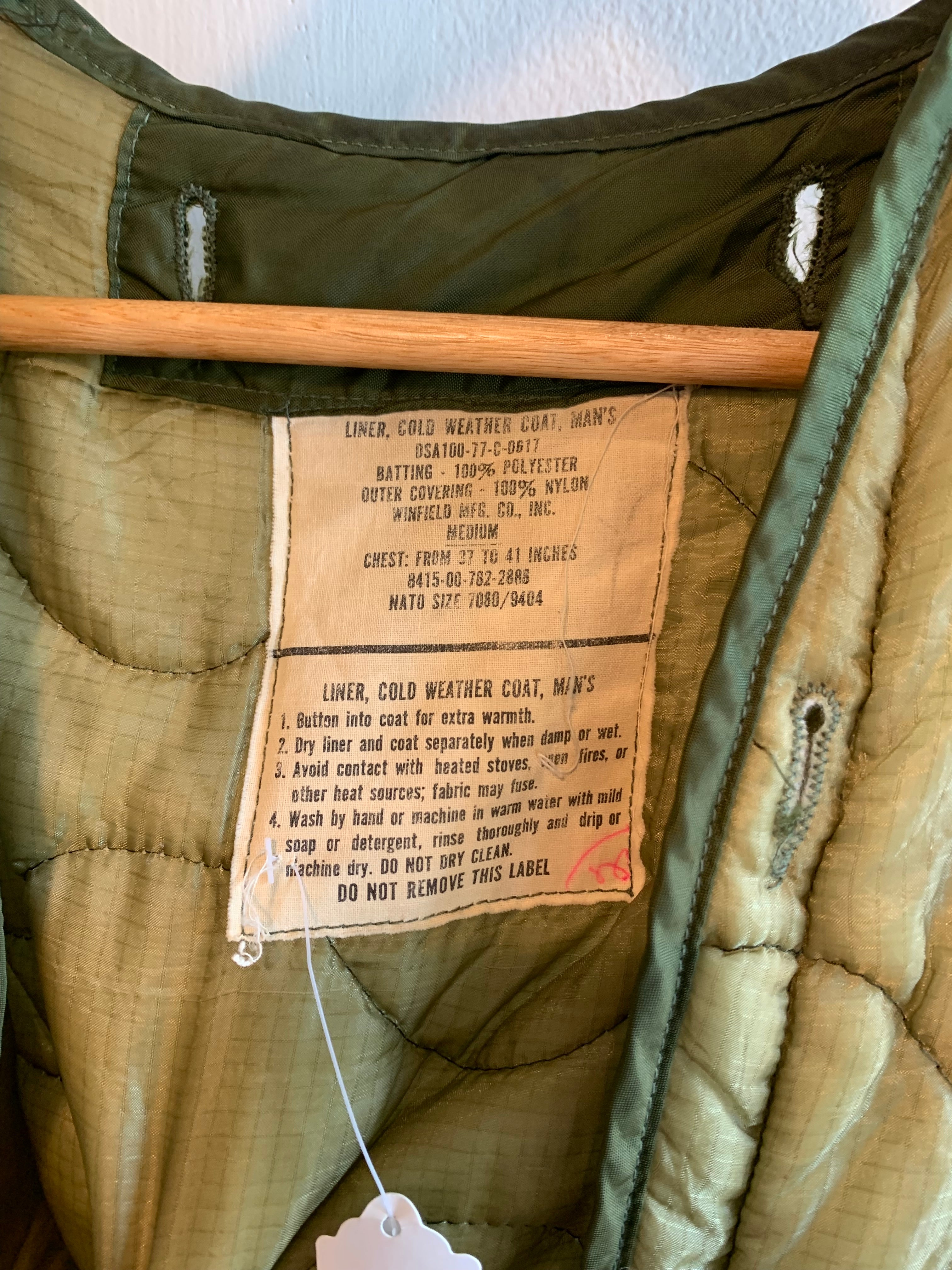 Vintage Military Liner Jacket