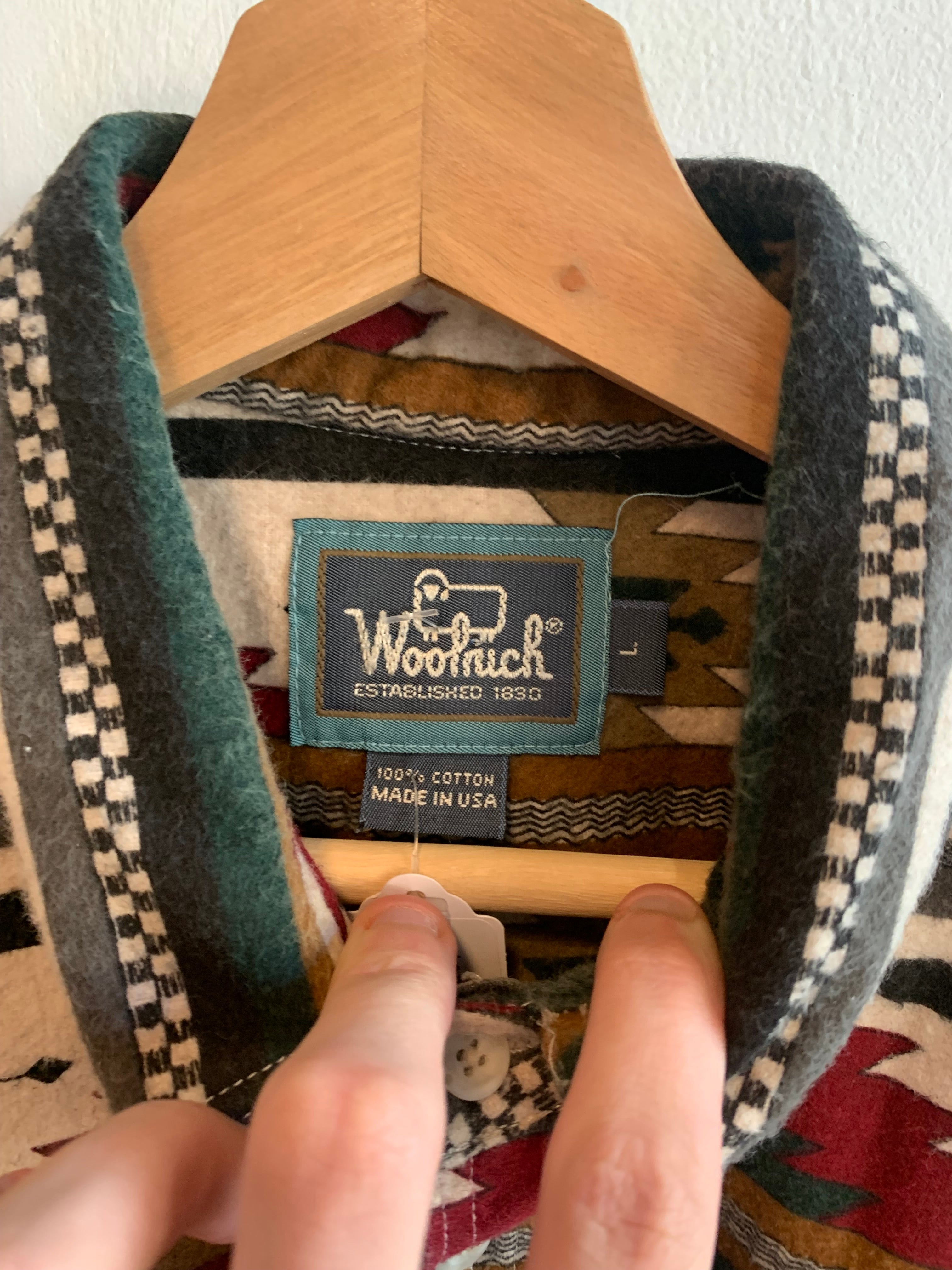 Vintage Aztec Woolrich Flannel