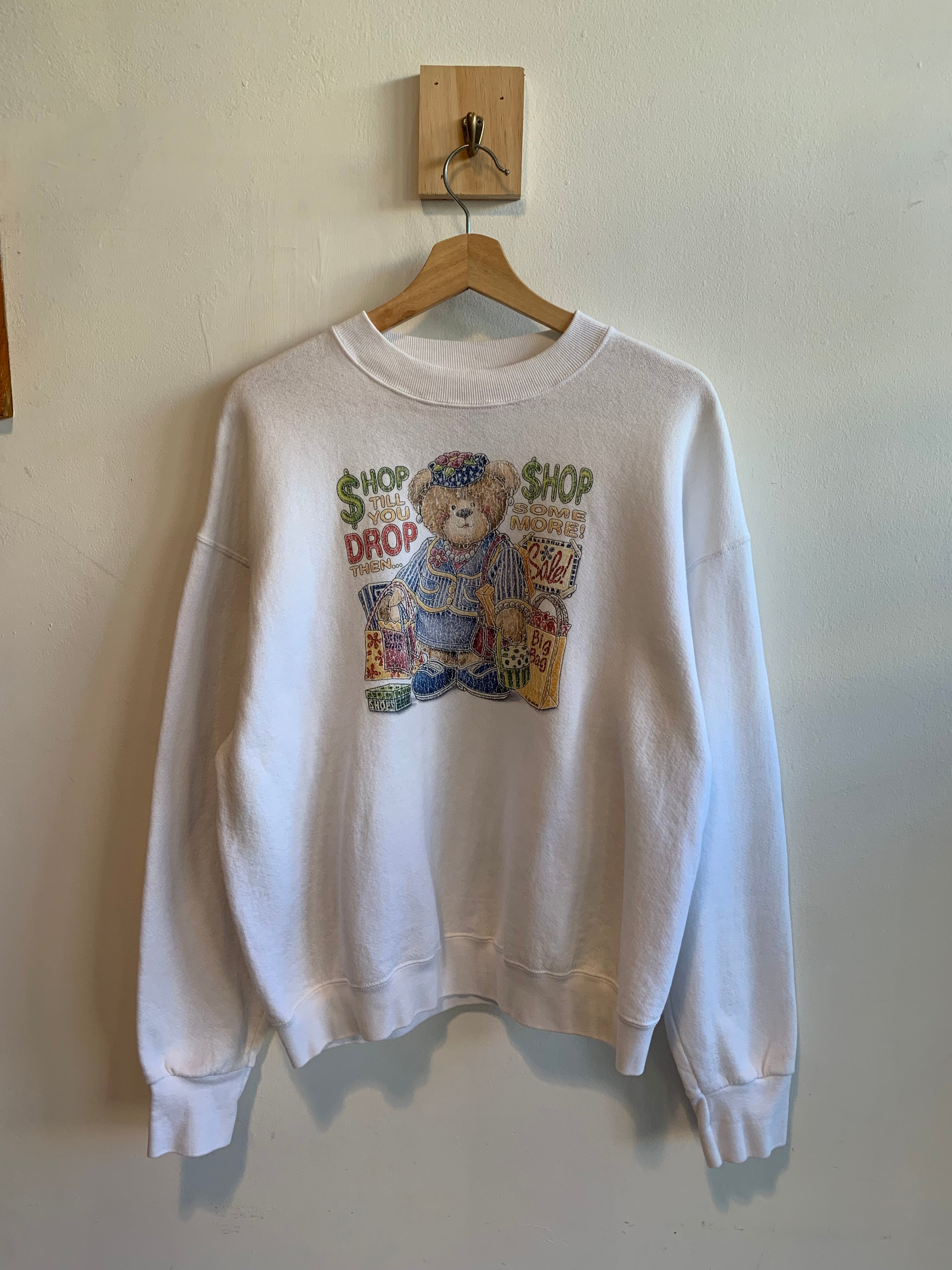 Vintage “Shop til you drop’’ Sweatshirt