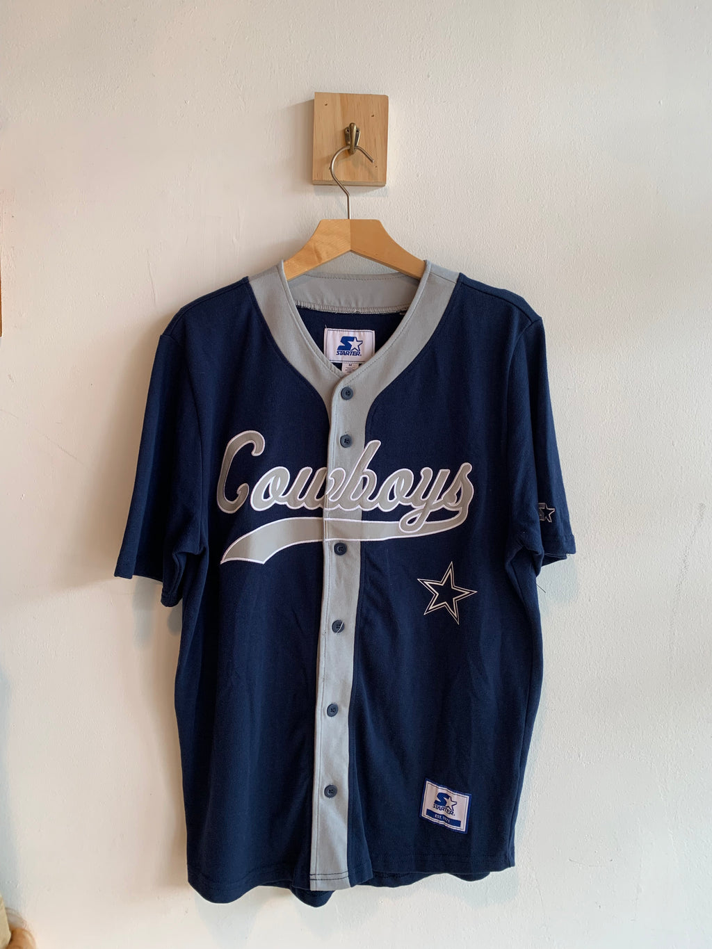 Starter Dallas Cowboys Baseball Jersey