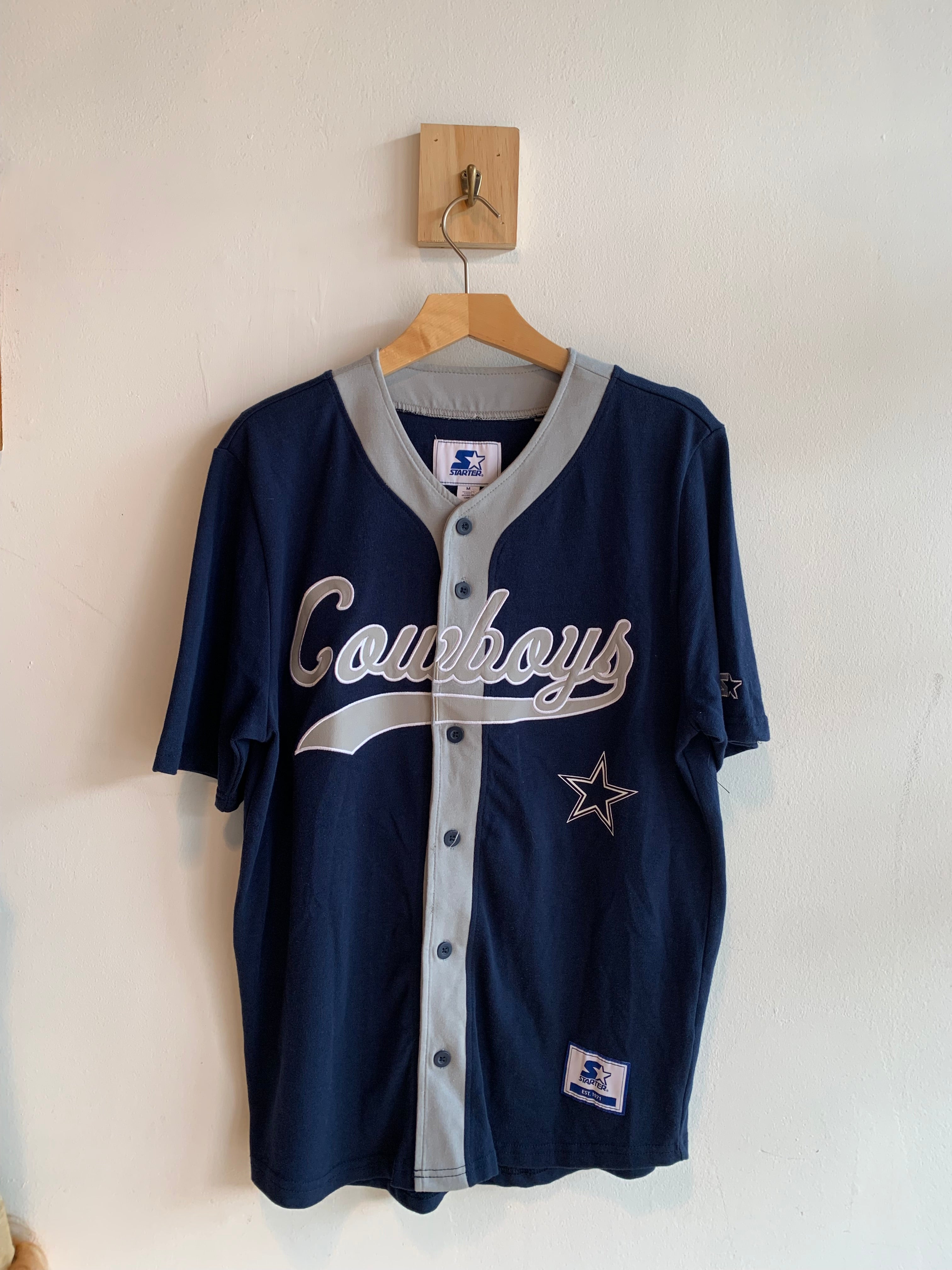 Starter Dallas Cowboys Baseball Jersey