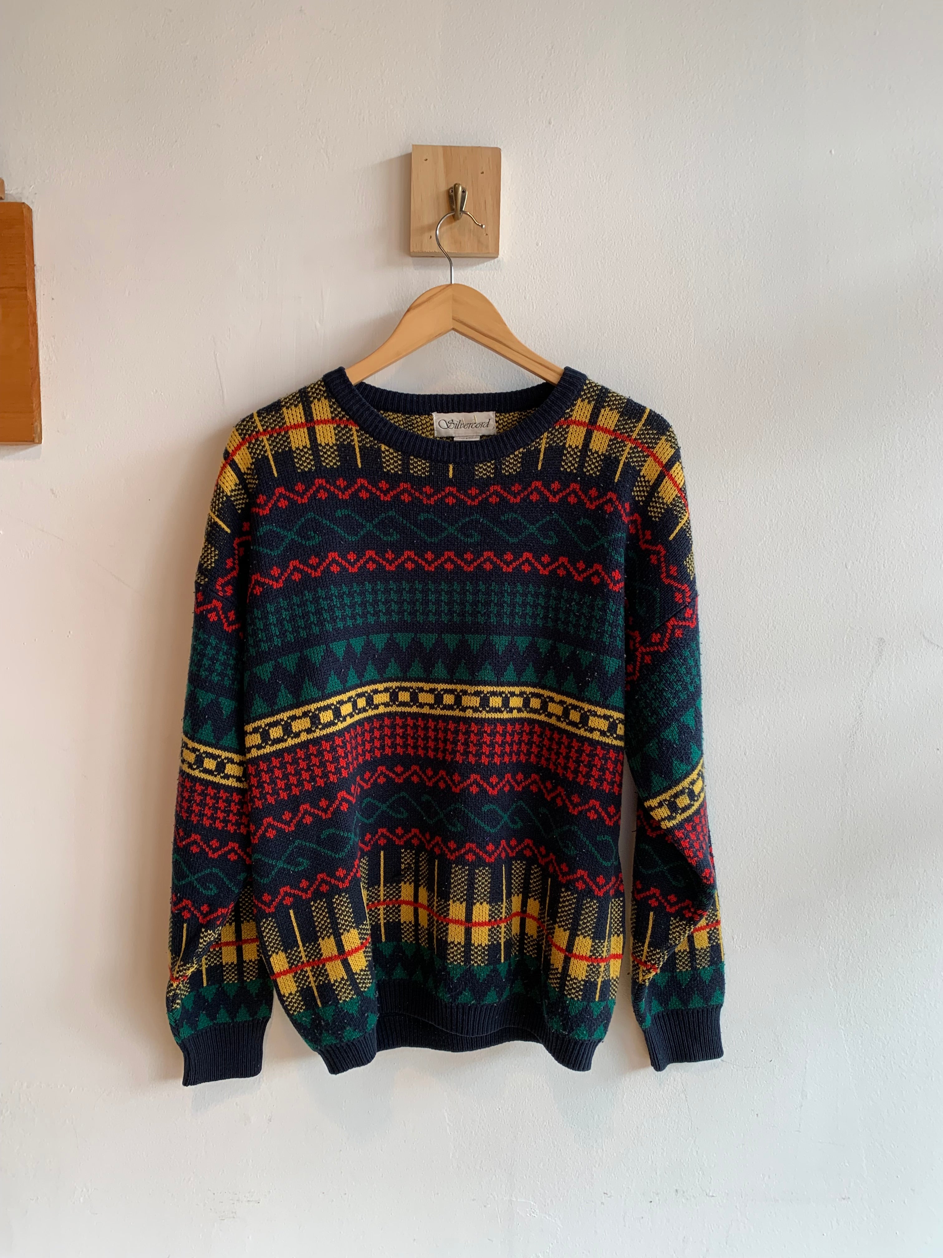 Vintage Silvercord Multicolor Sweater