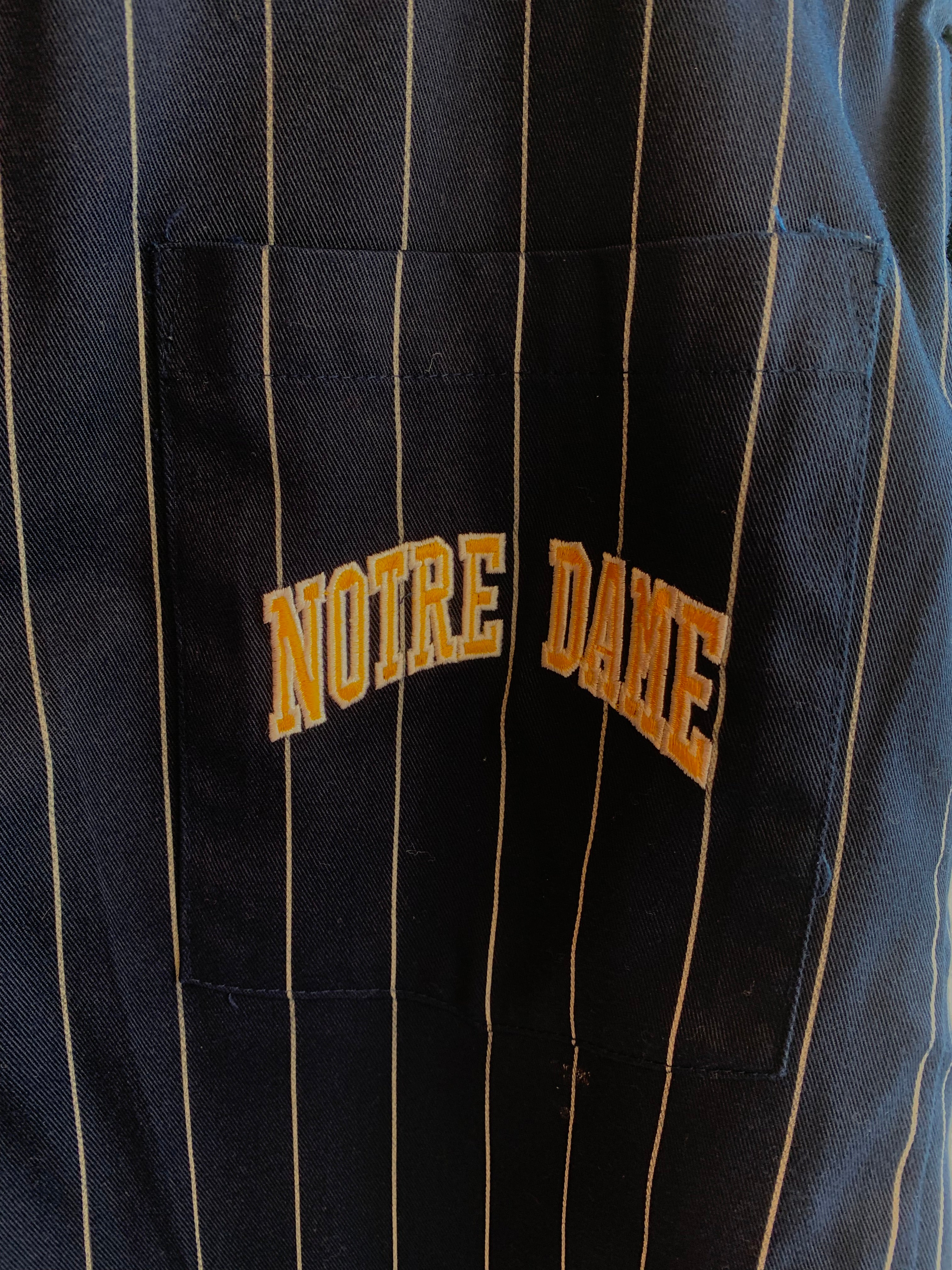 Vintage Starter University of Notre Dame Basketball Shorts
