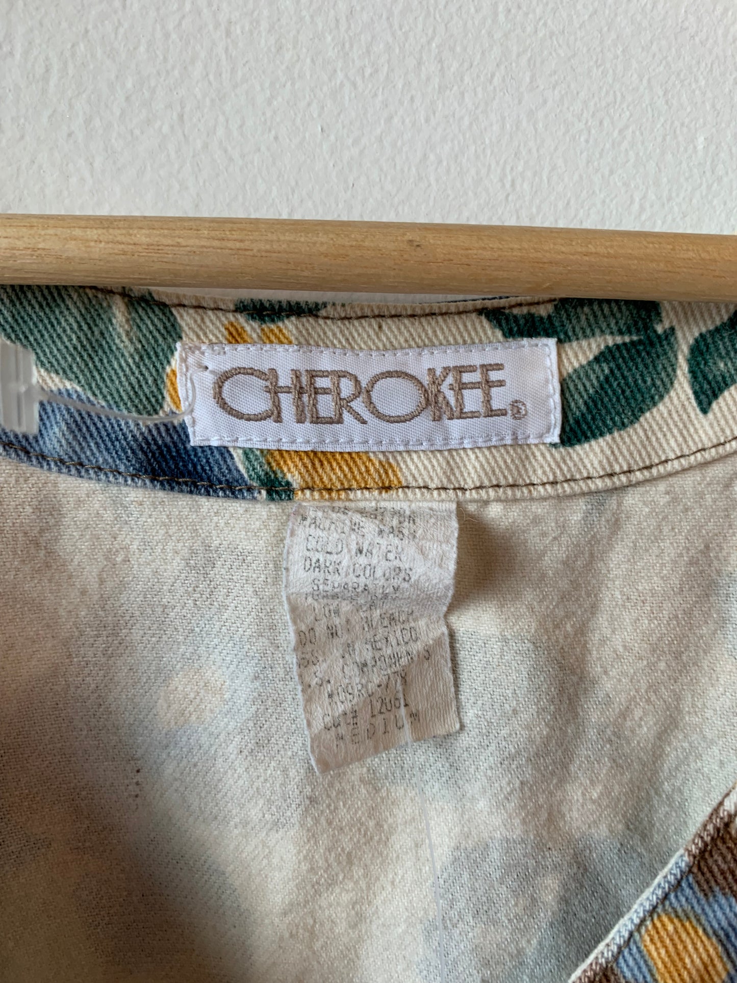 Vintage Floral Cherokee Vest