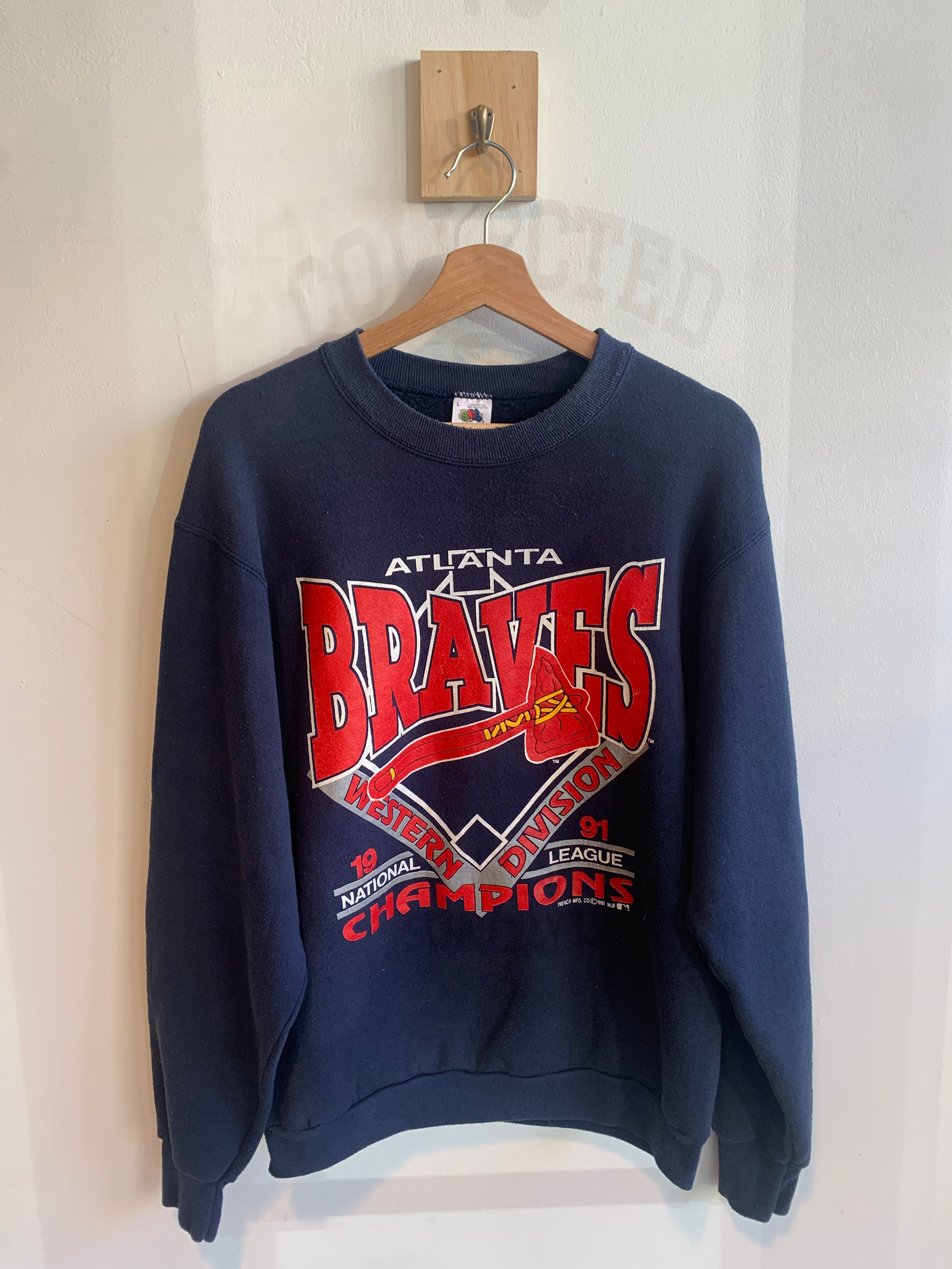 1991 Atlanta Braves National League Champions Crewneck