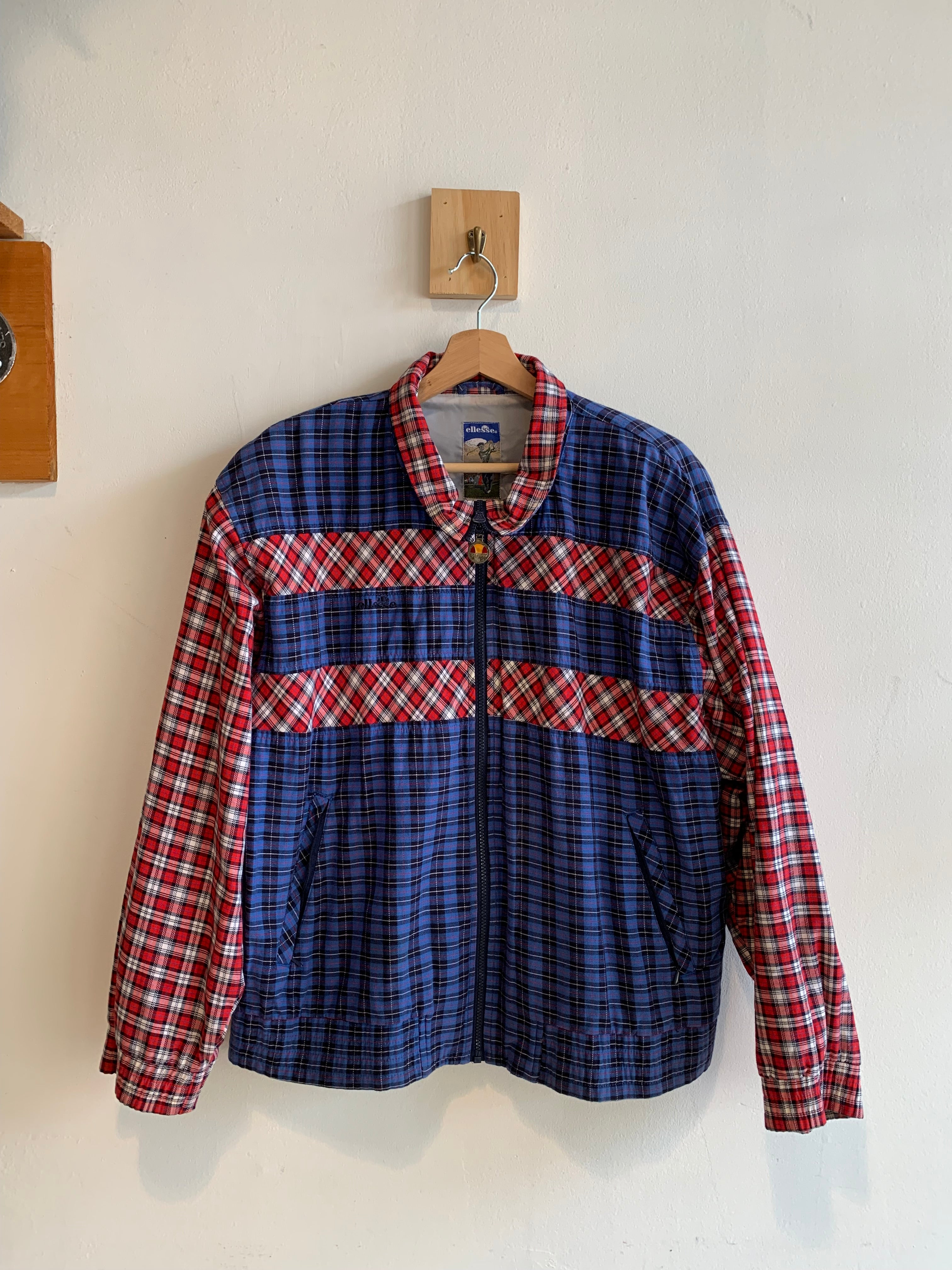 Vintage Ellesse Plaid Jacket