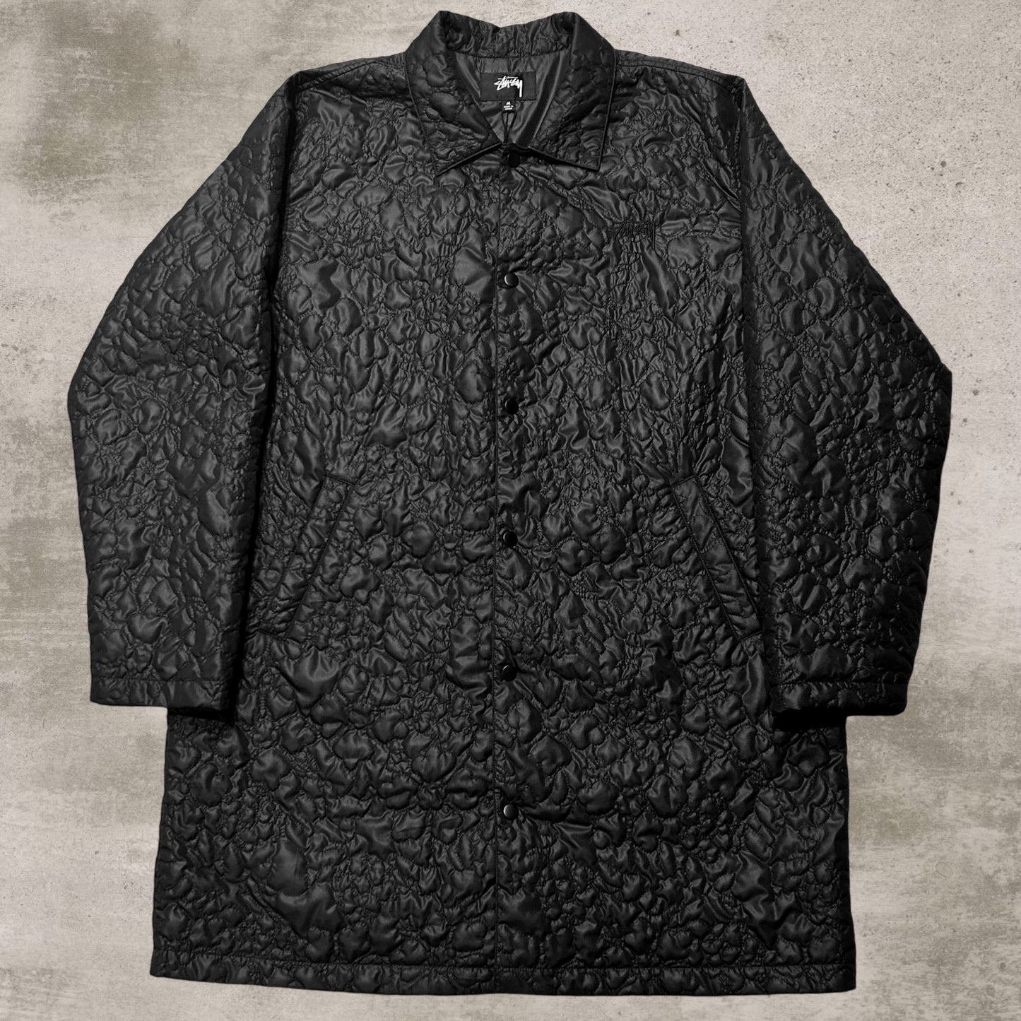 Stussy Ritters Long Quilted button Up