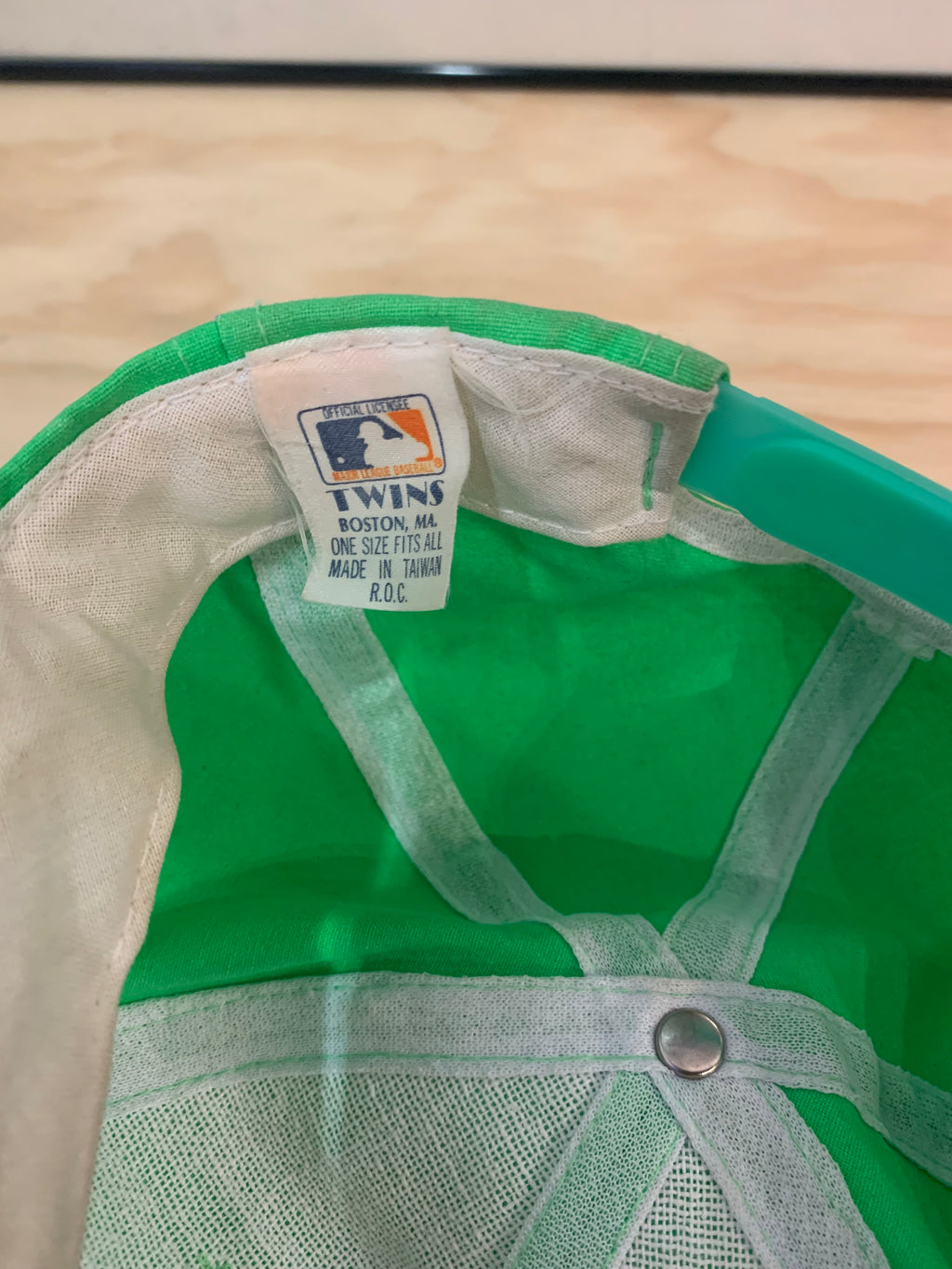 Vintage Braves Green Snapback