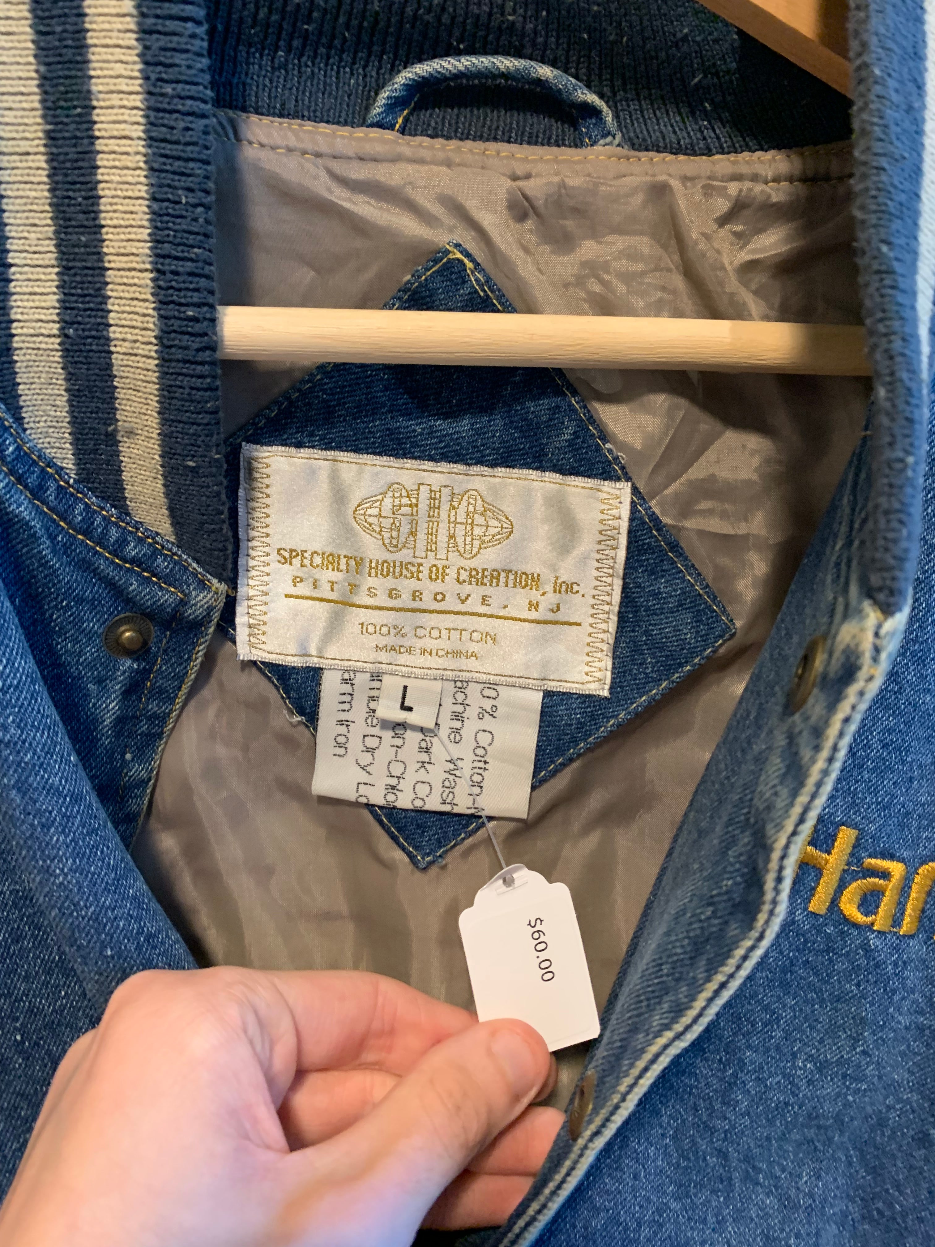 Vintage Harrah’s Denim and Khaki Jacket