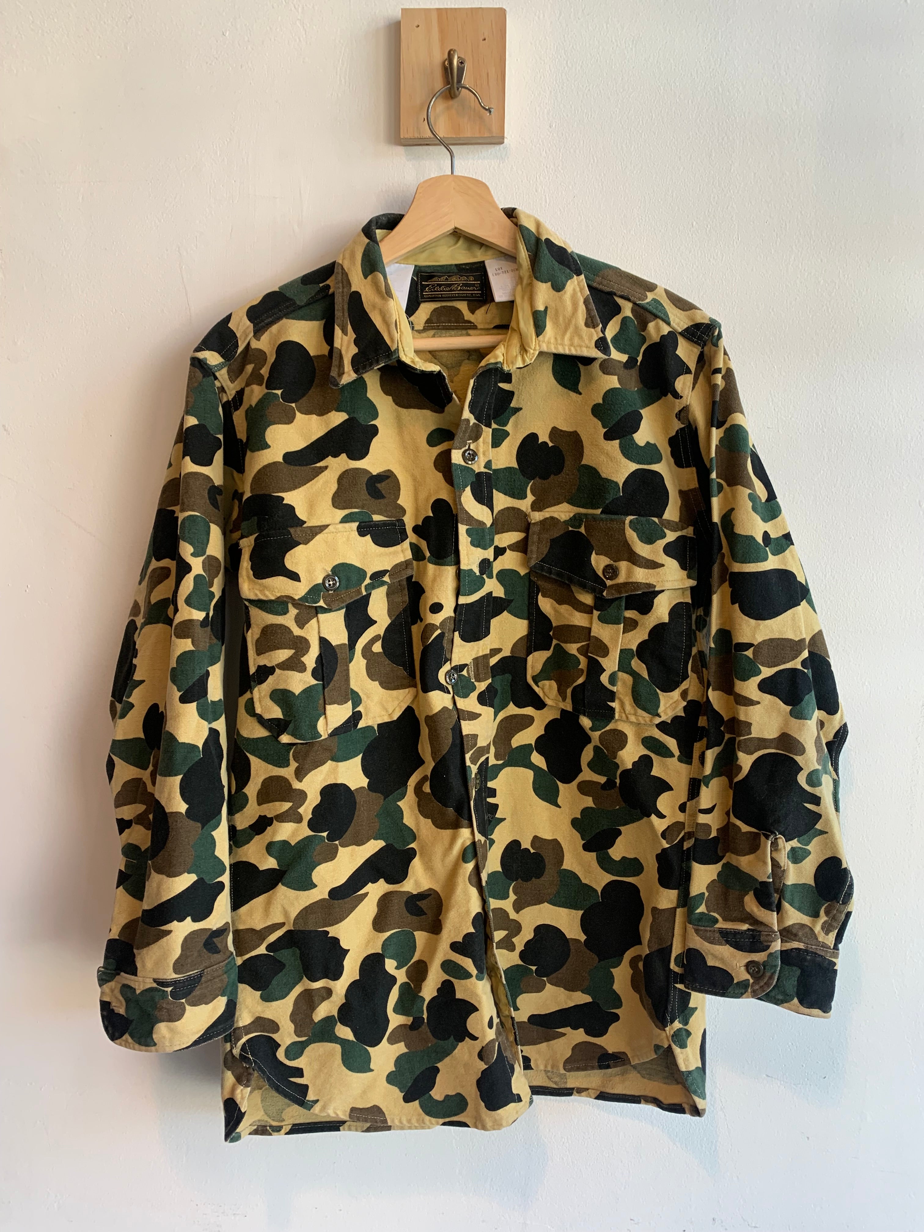 Vintage Eddie Bauer Camouflage Button Up