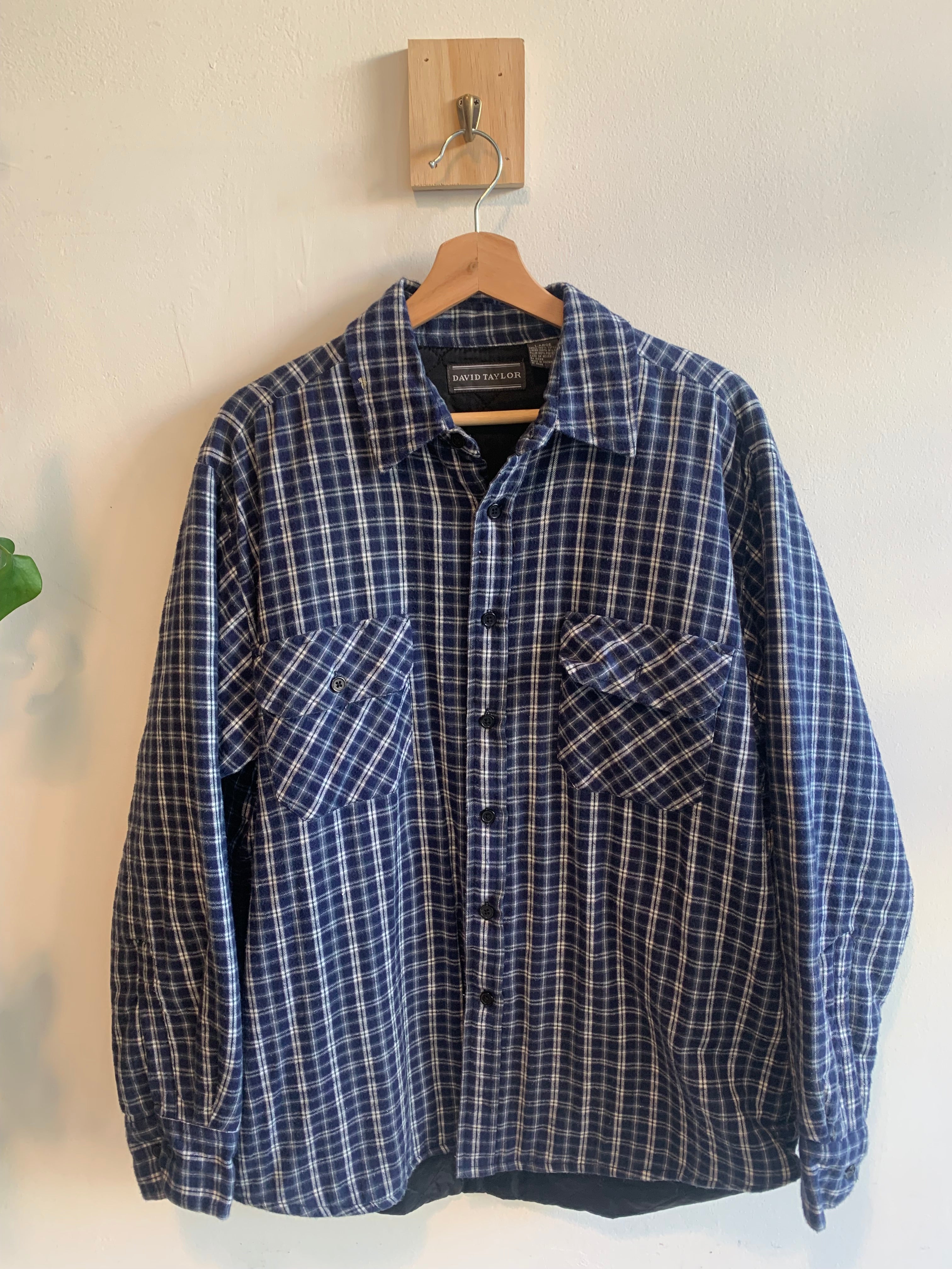 Vintage David Taylor Lined Button Up
