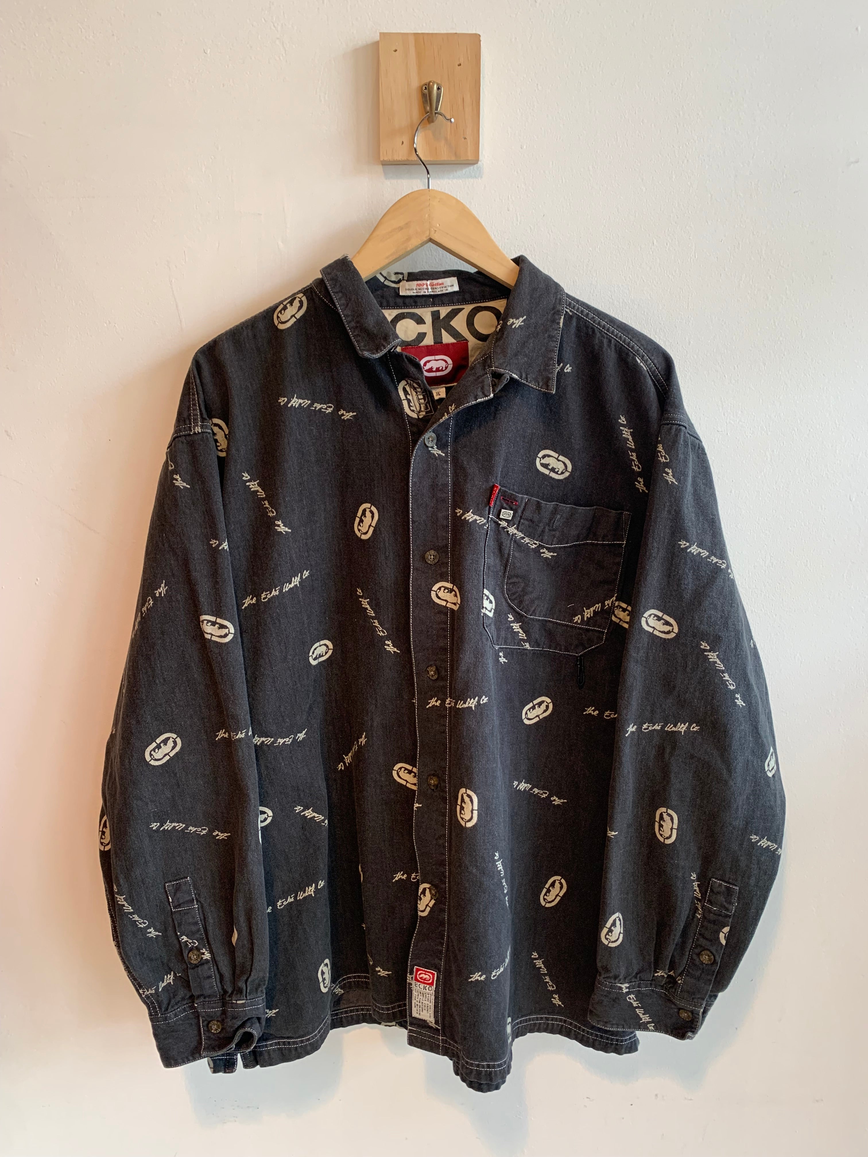 Ecko All Over Print Button Up