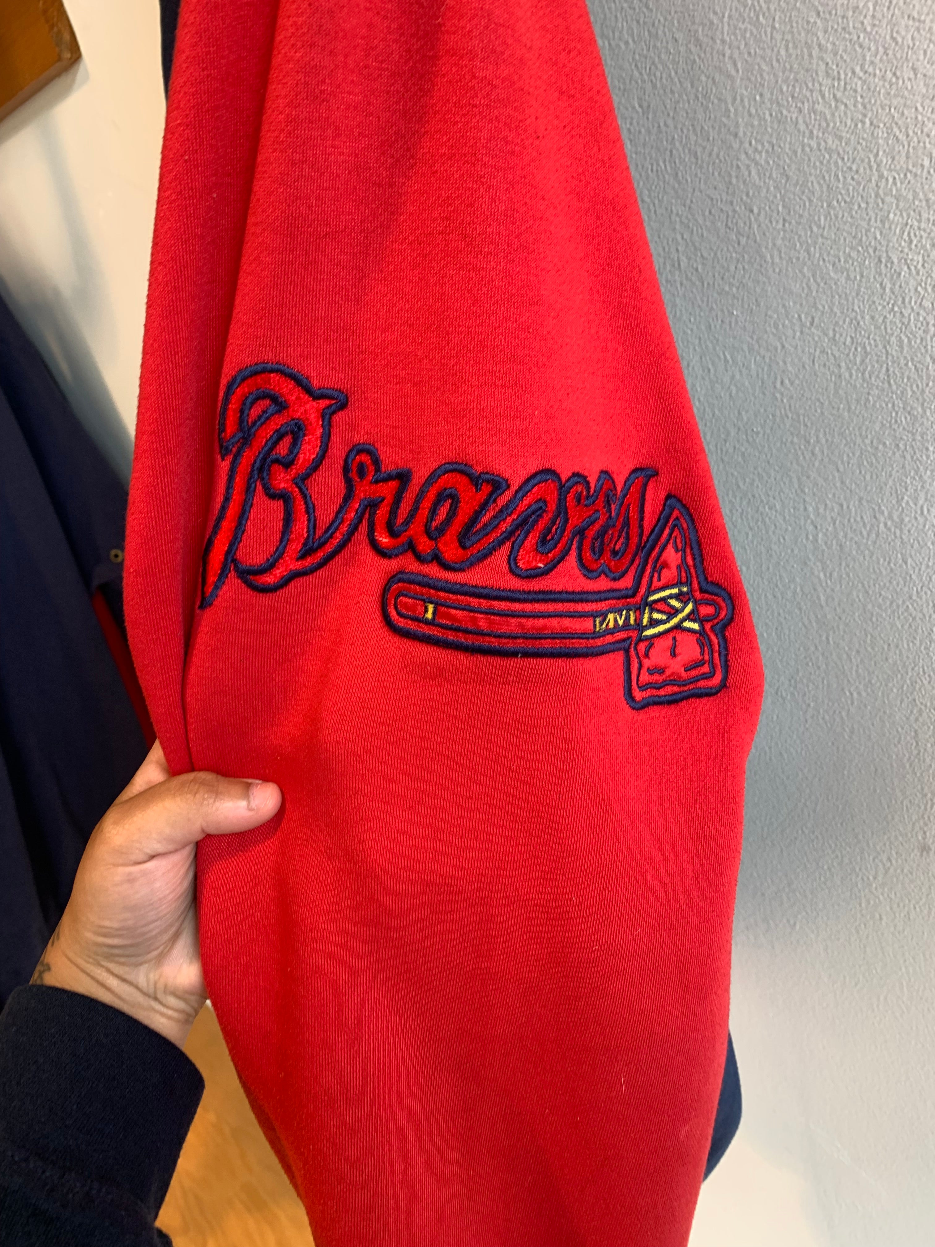 Vintage Diamond Collection Atlanta Braves Pullover Hoodie
