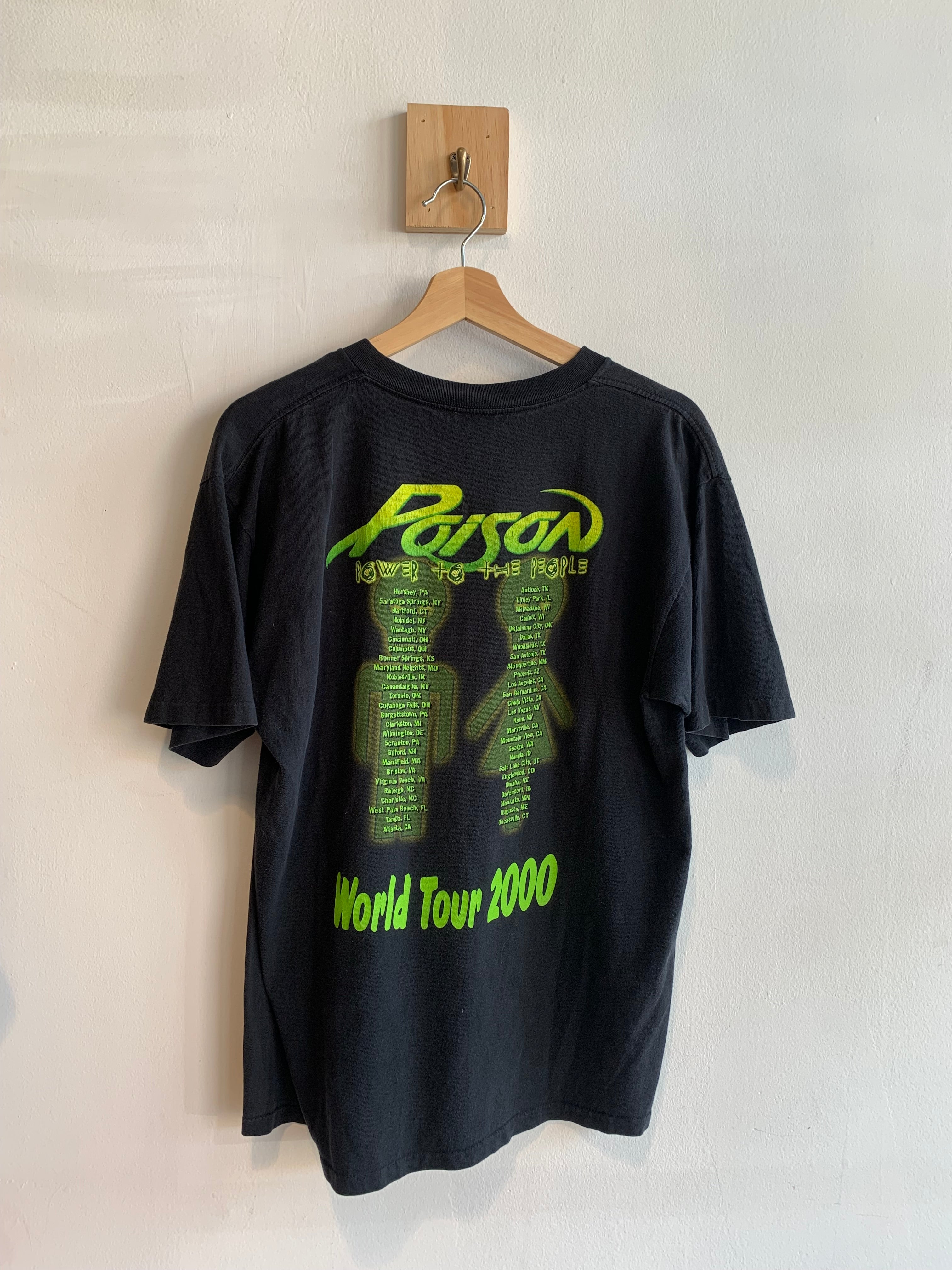 Vintage Poison "Power to the People" World Tour T-Shirt