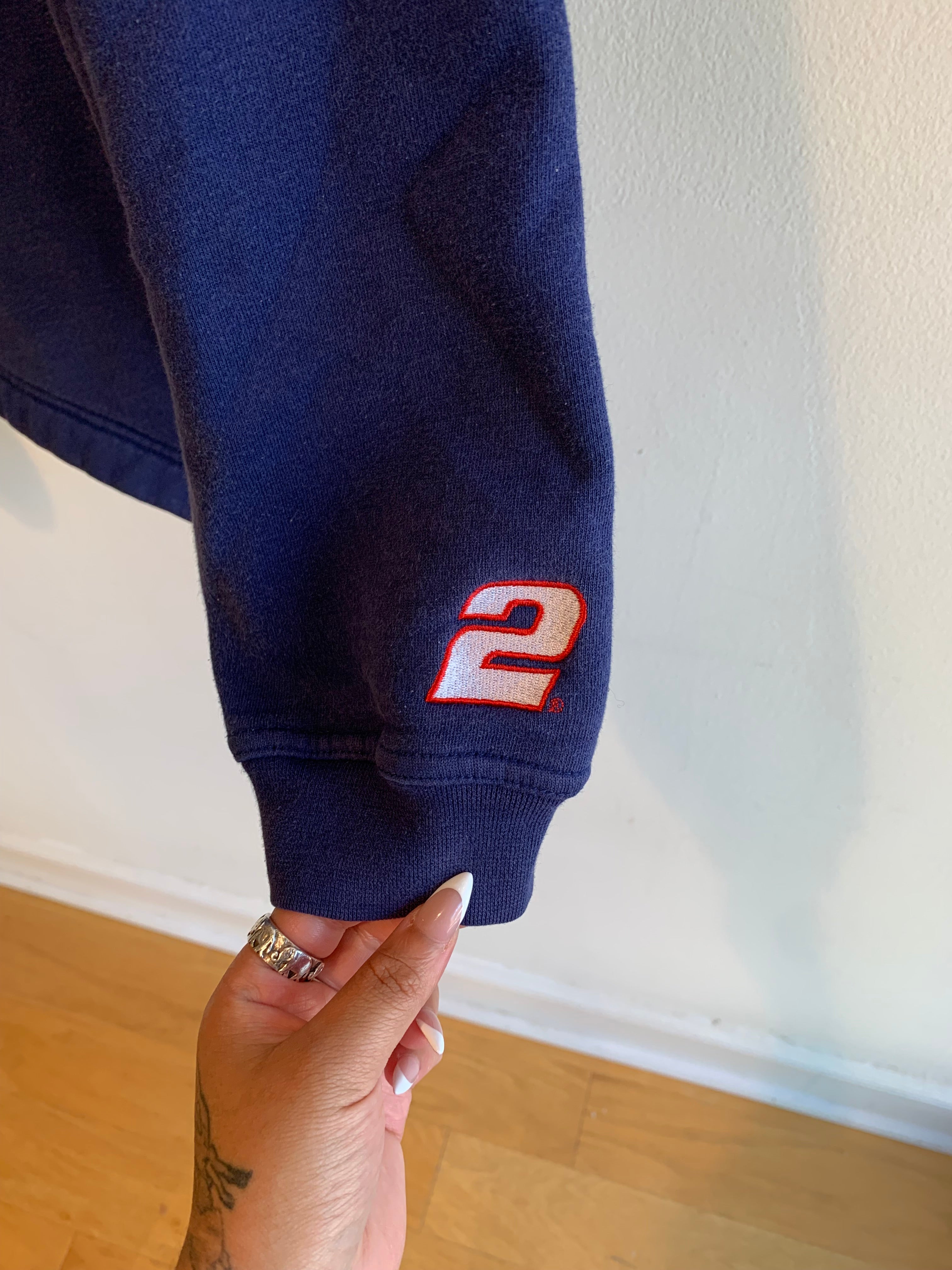 Vintage Chase Authentics Rusty Wallace #2 Miller Lite NASCAR Sweatshirt