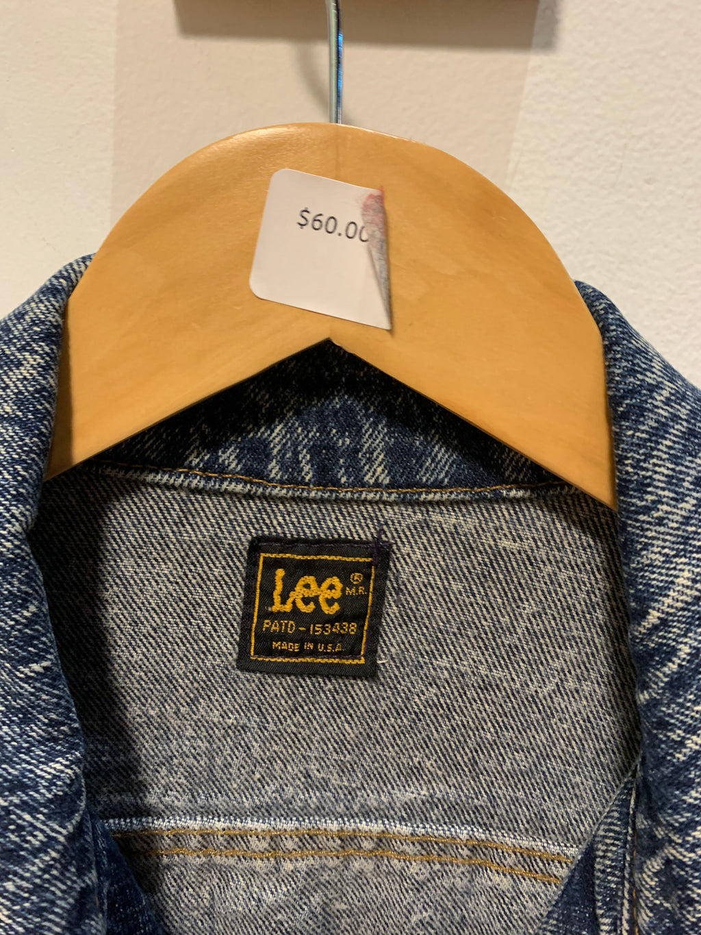 Vintage Lee Acid Wash Denim Jacket