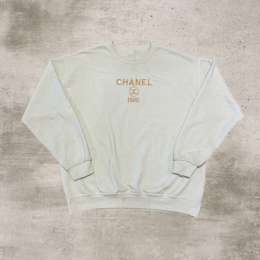 Vintage Chanel Boot Sweatshirt