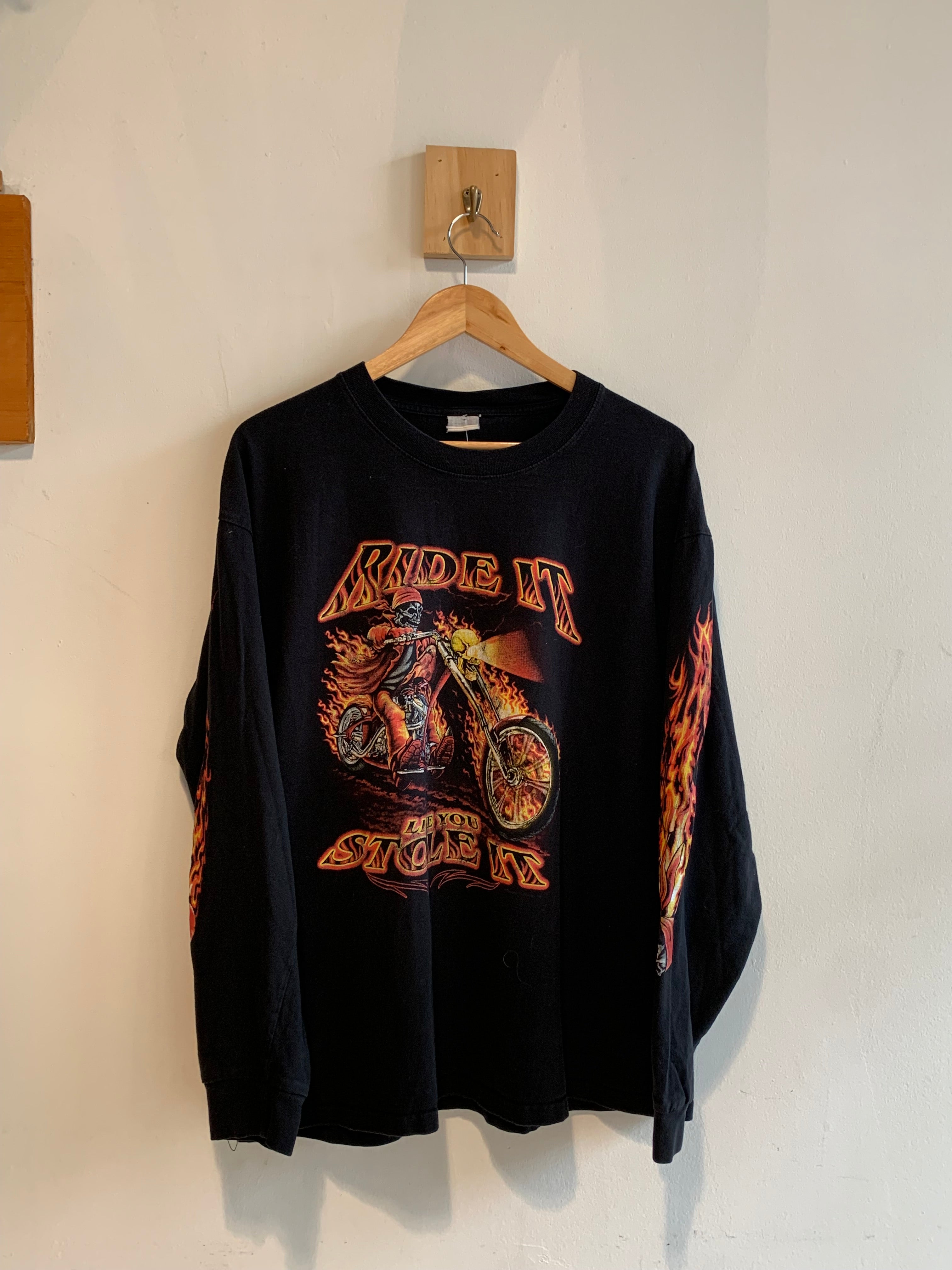Vintage “Ride it like you stole it” Long Sleeve T-Shirt