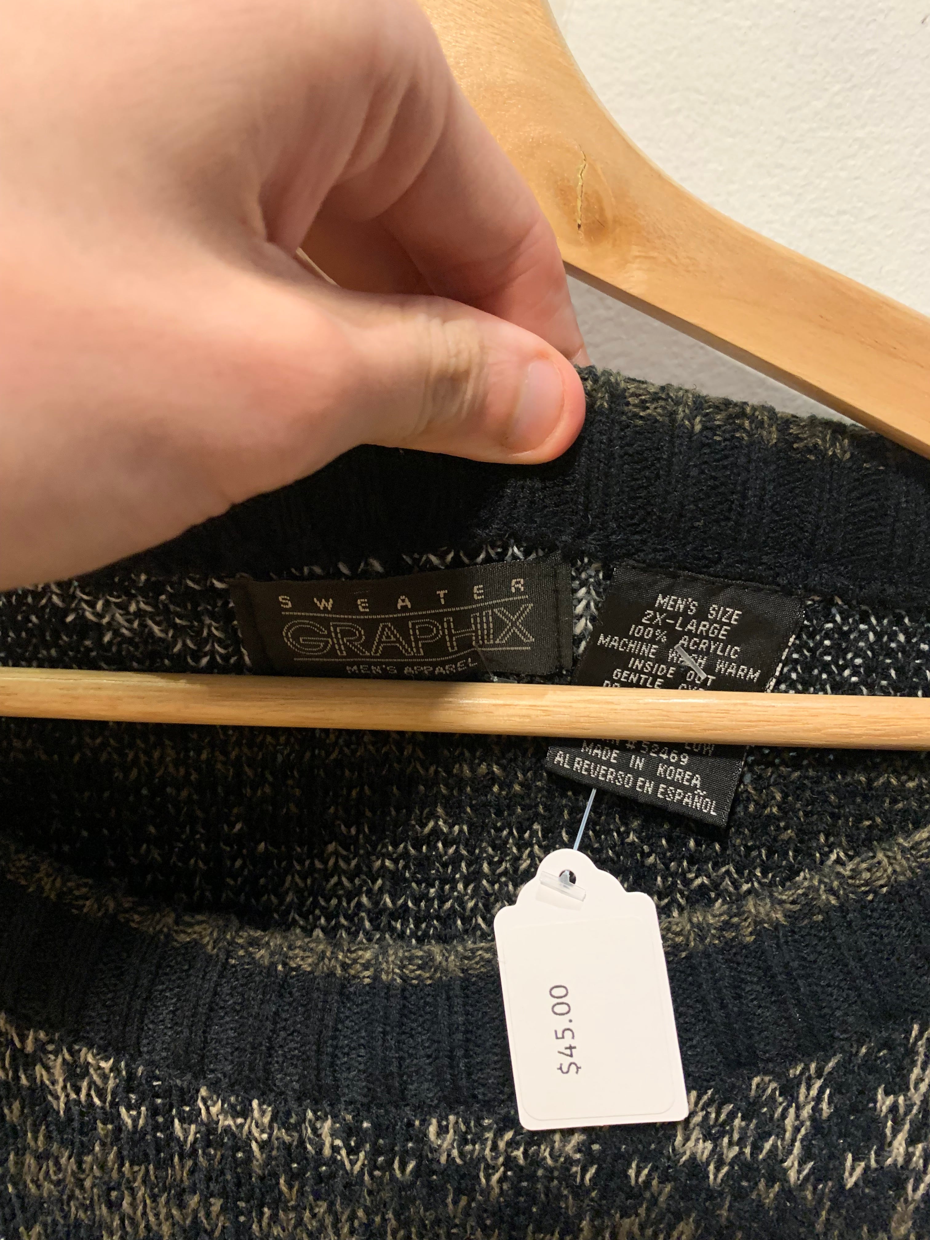 Vintage Graphx Knit Sweater