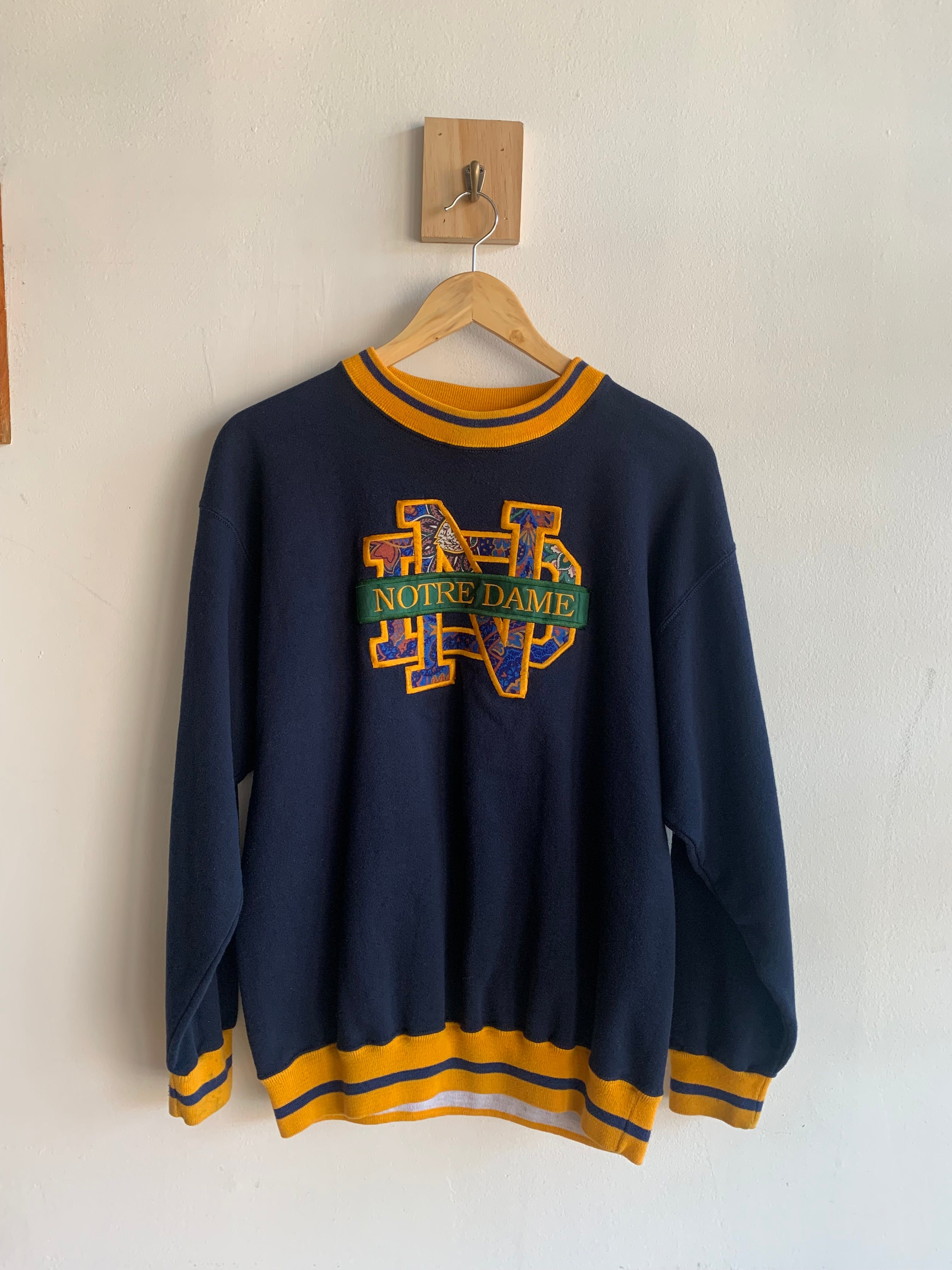 Vintage Notre Dame Crewneck Sweatshirt